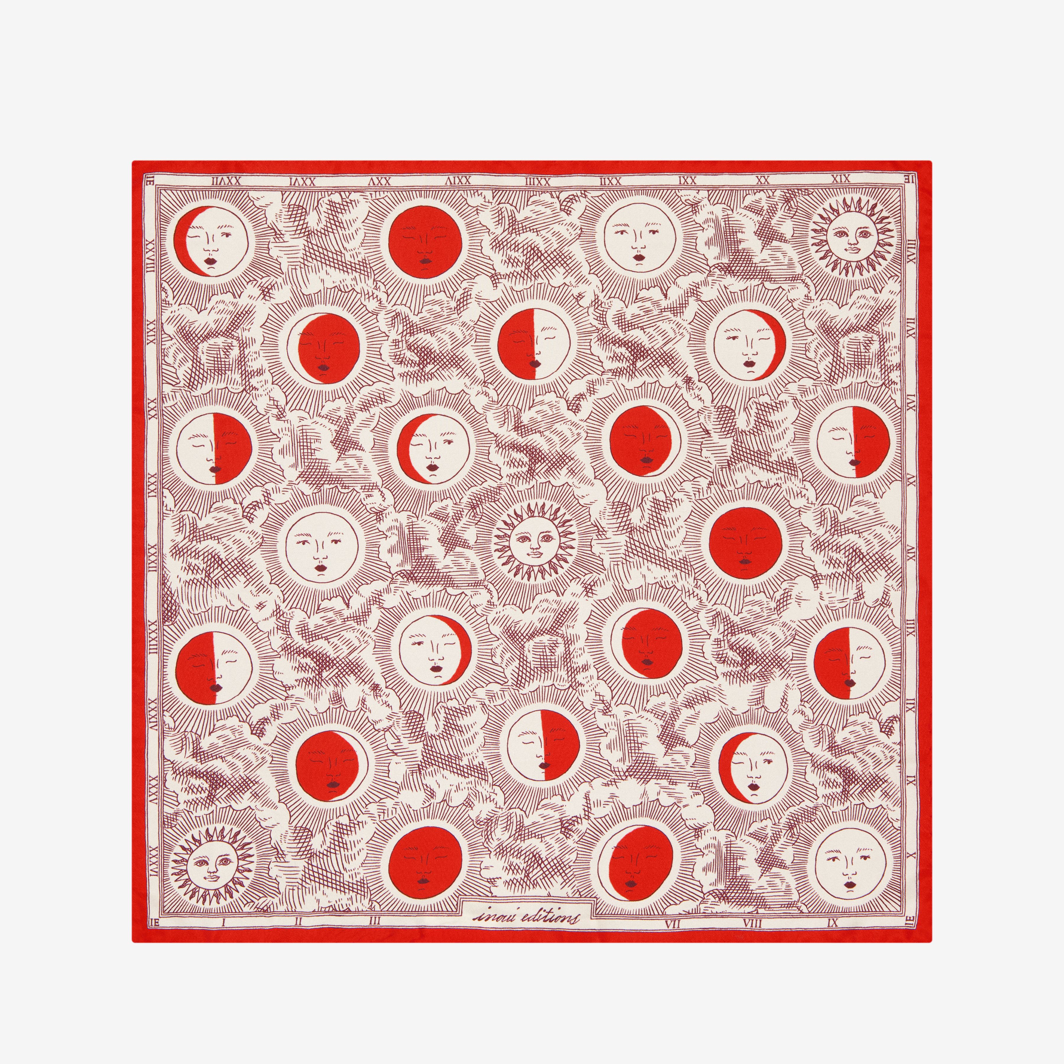 Square 45 - Eclipse - Red
