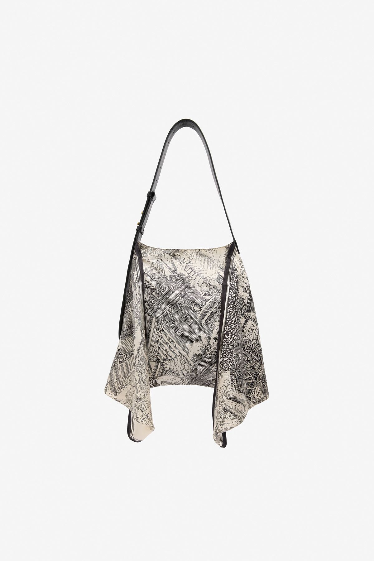 Scarf Bag - Piranesi - Black