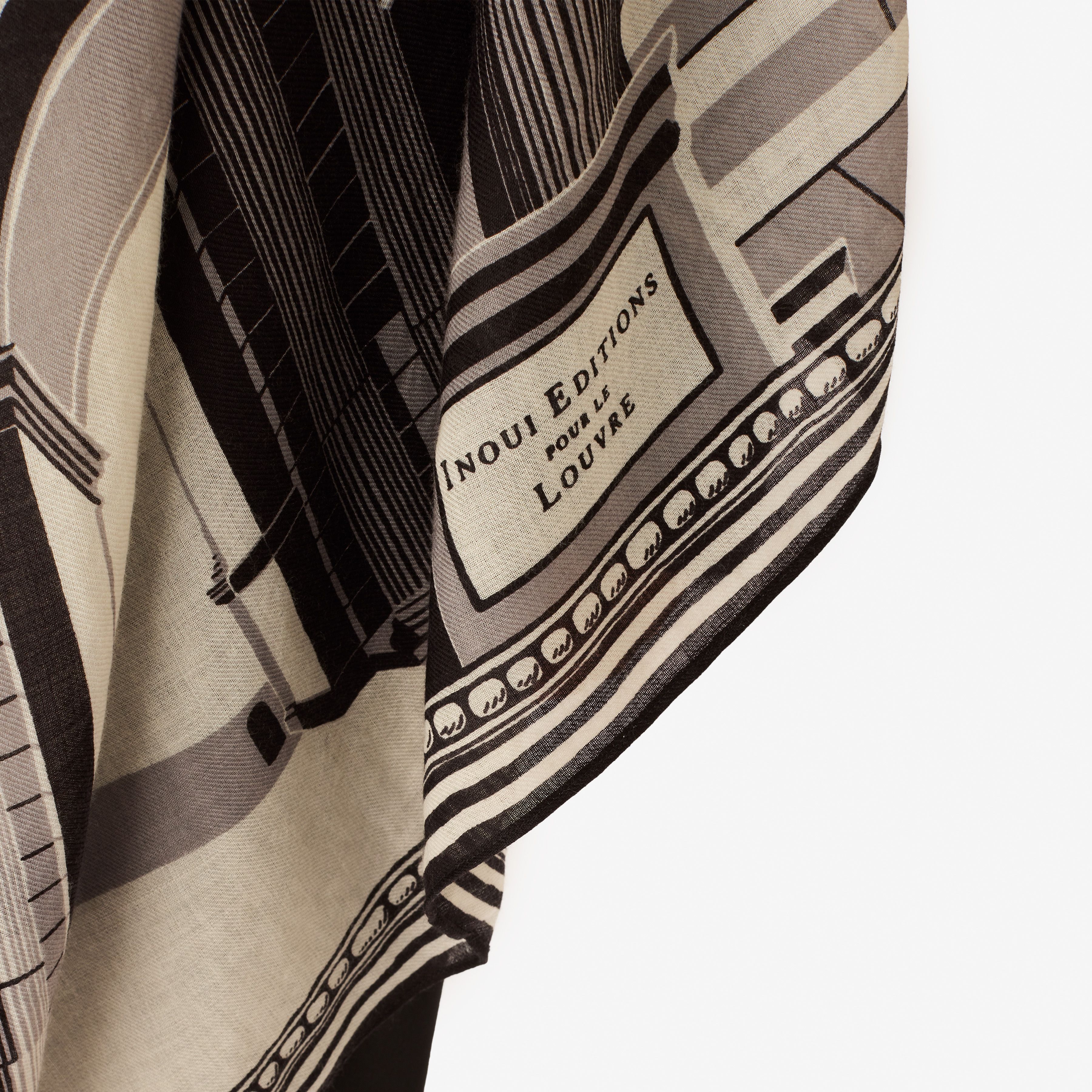 Scarf 100 - Architecture - Black