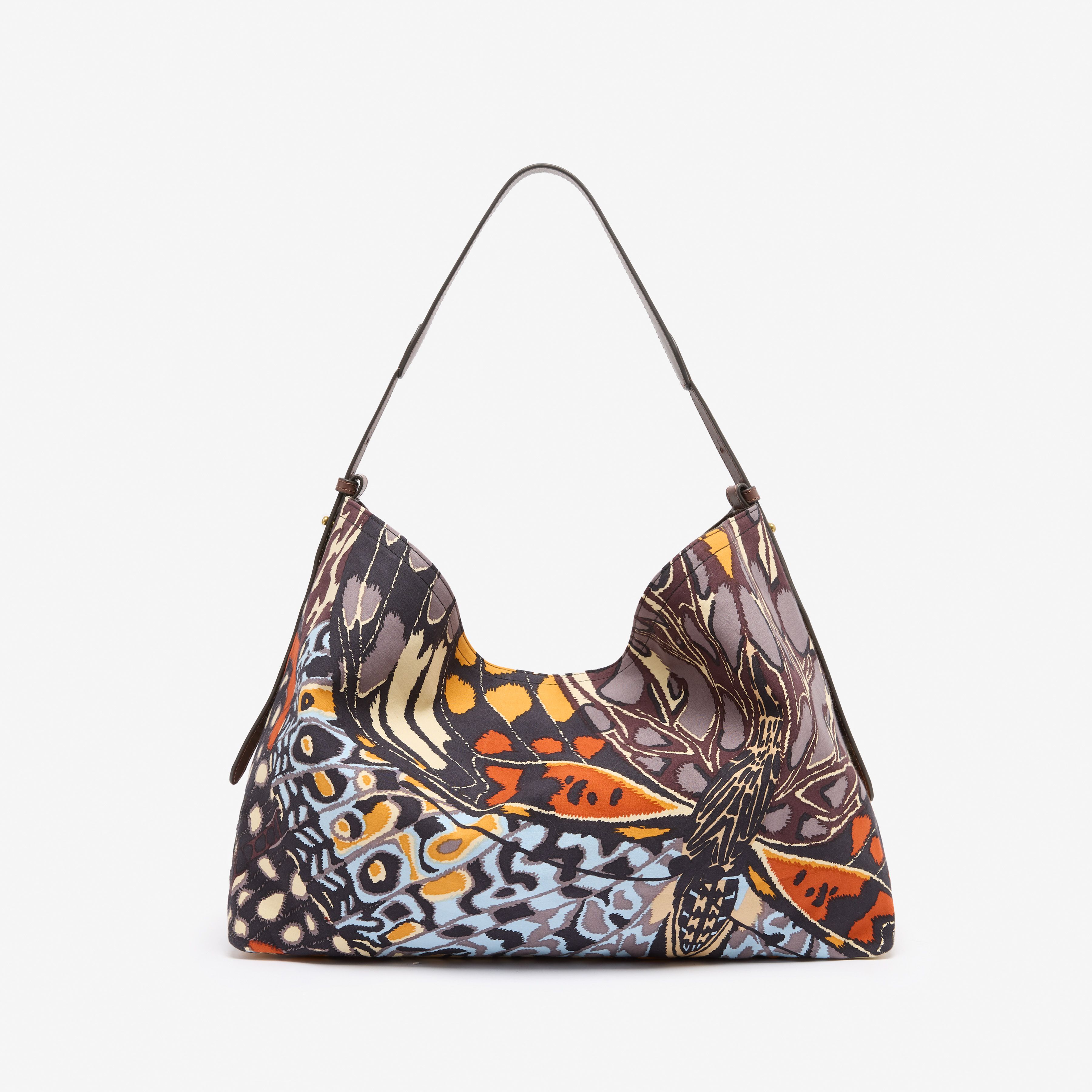 Maxi Campus Tasche - Papillons - Natürlich