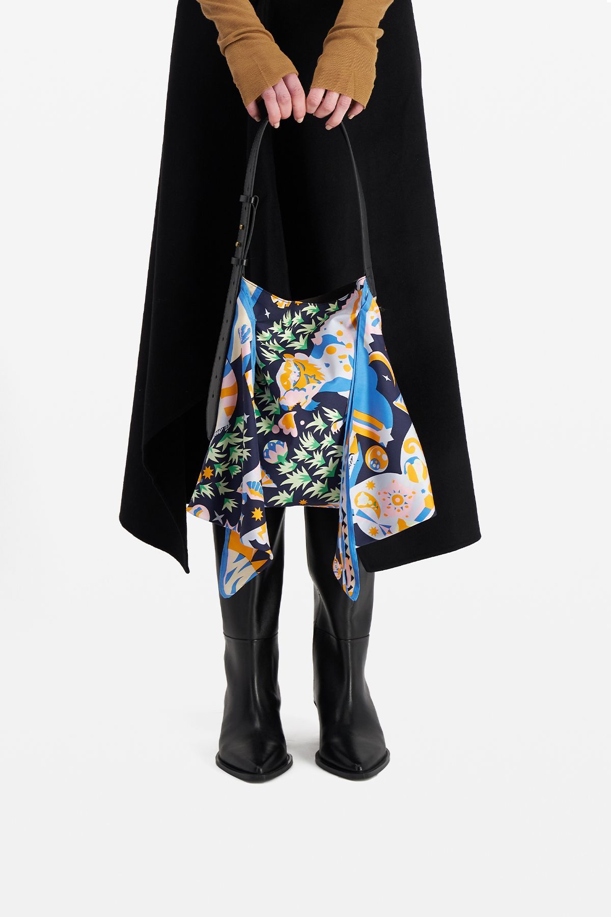 Scarf Bag S - Licorne - Navy