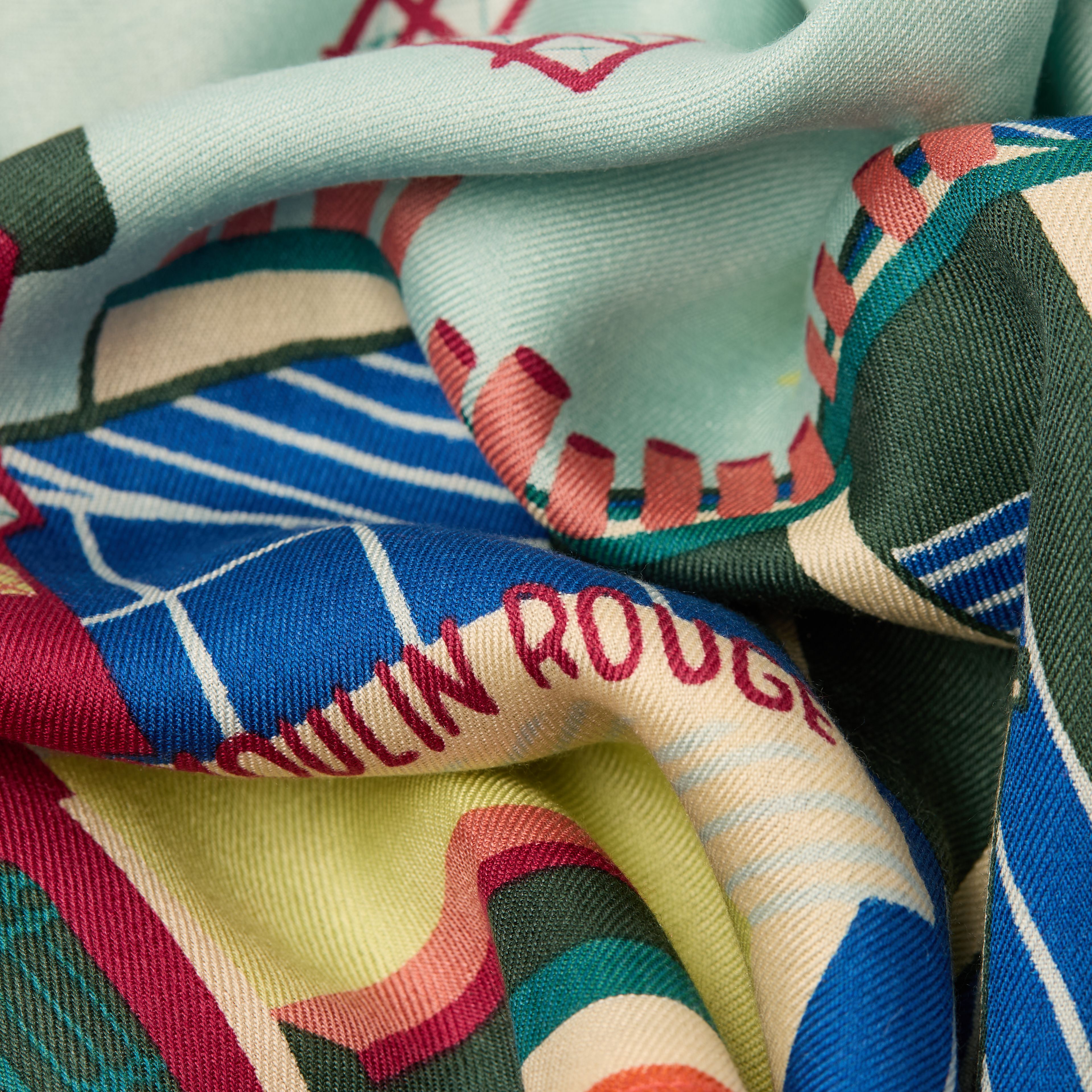 Silk Square 100 - J'Aime Paris - Multicolor