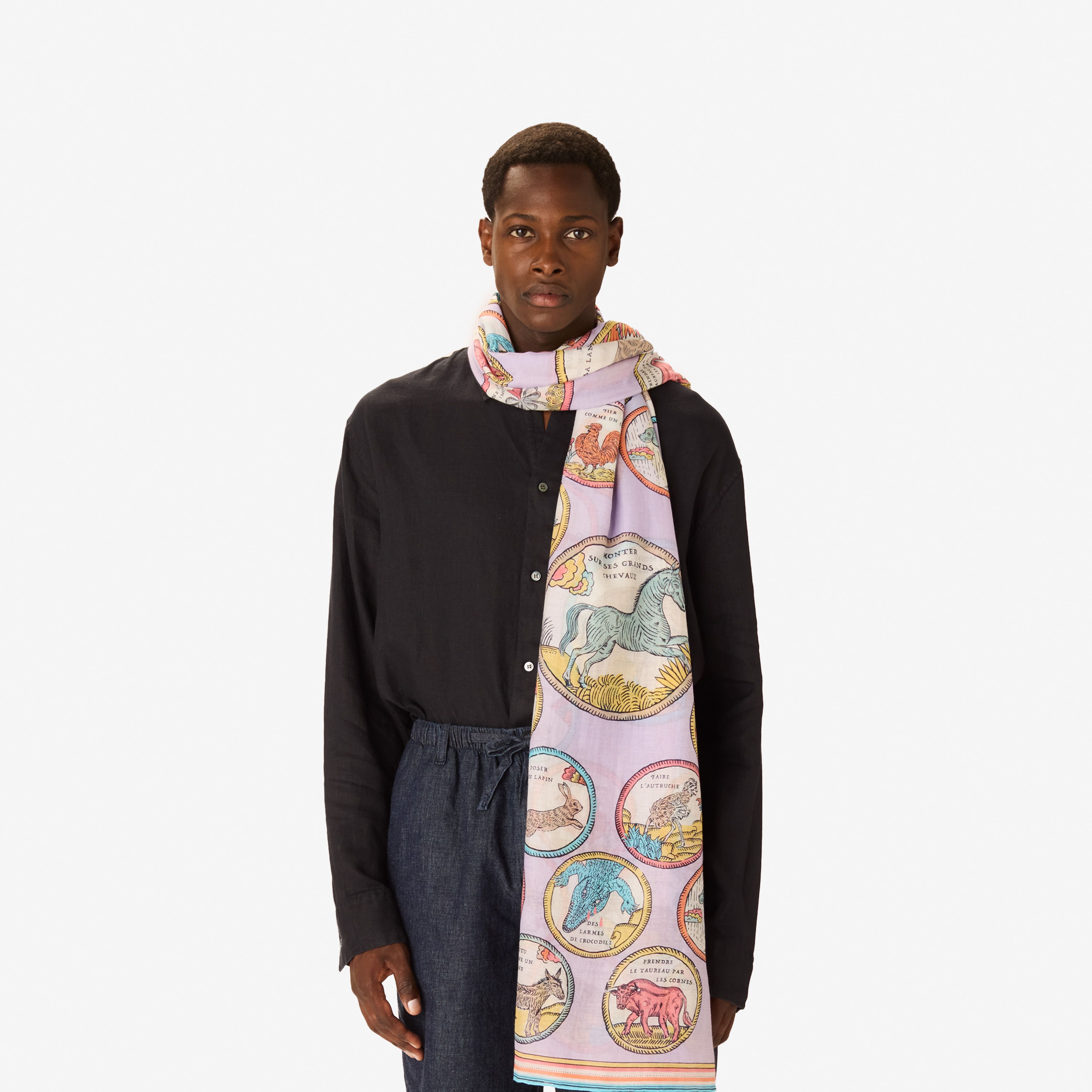 Scarf 100 - Chance Inoui - Lilac