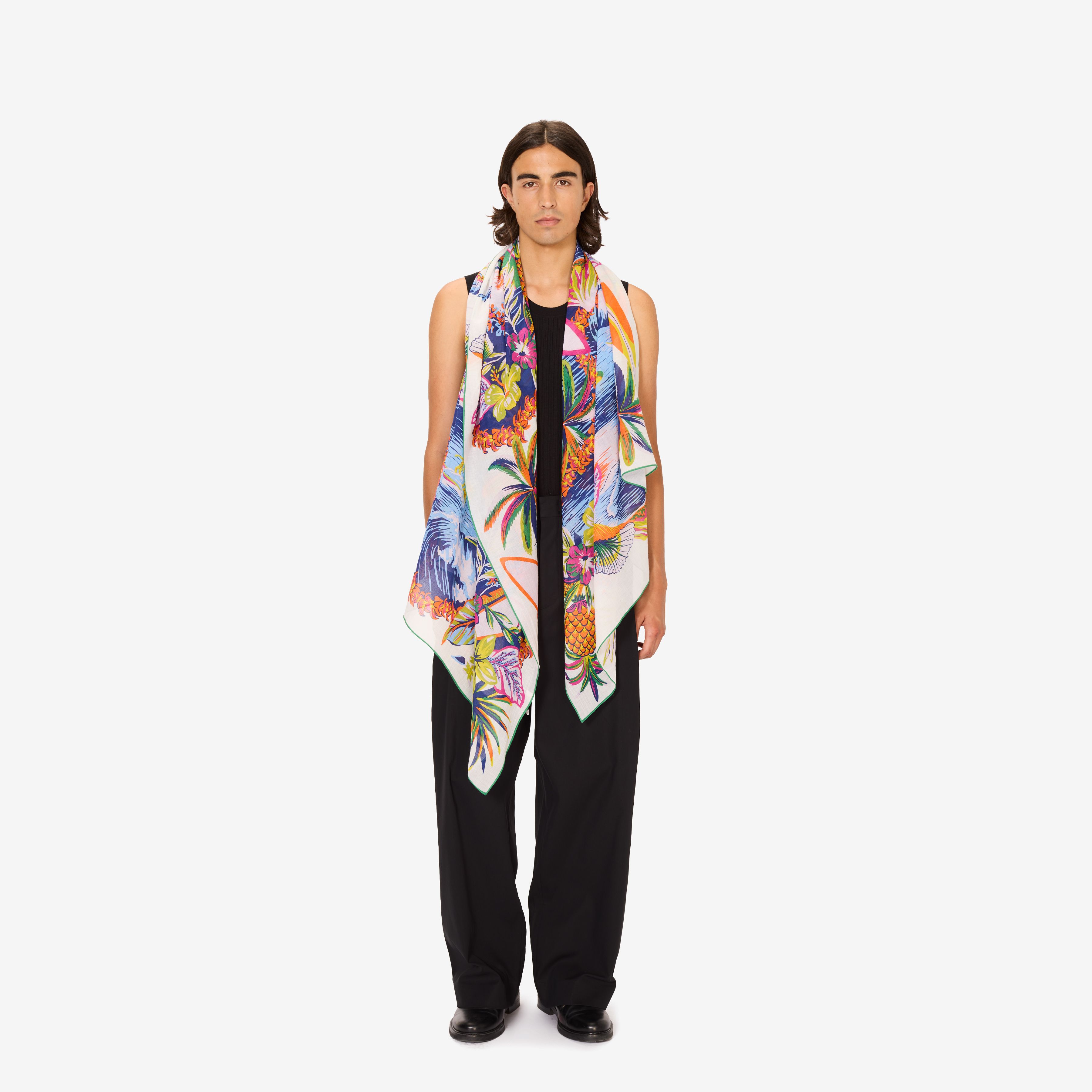 Scarf 100 - Hawai - White