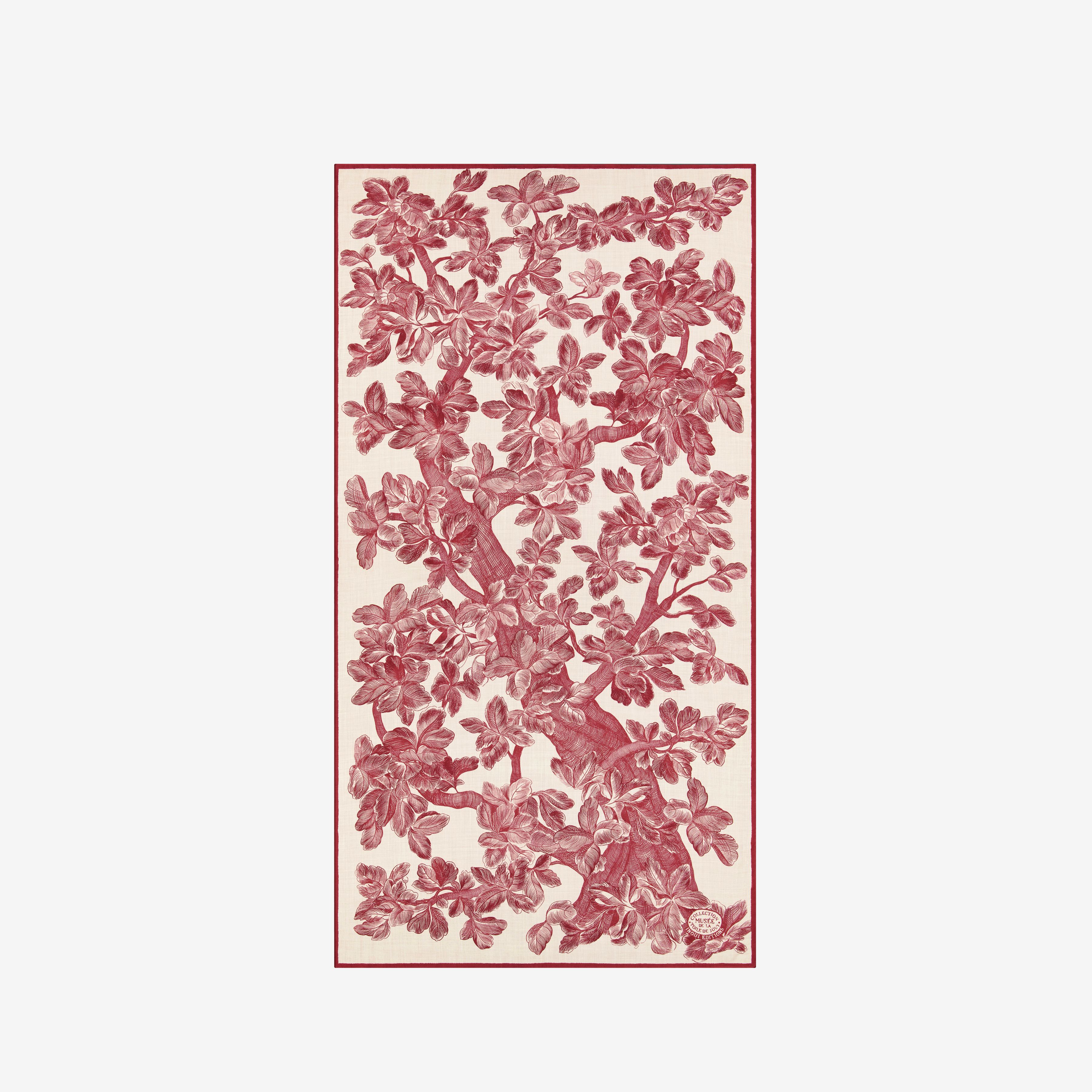 Scarf 100 - Arboris - Burgundy