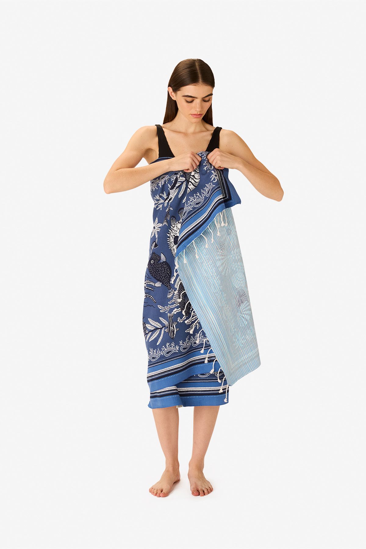 Toalla Fouta 100 - Neptune - Azul
