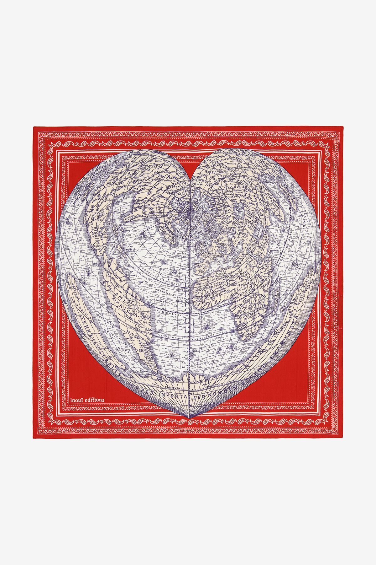 Square 65 - Mappemonde - Red