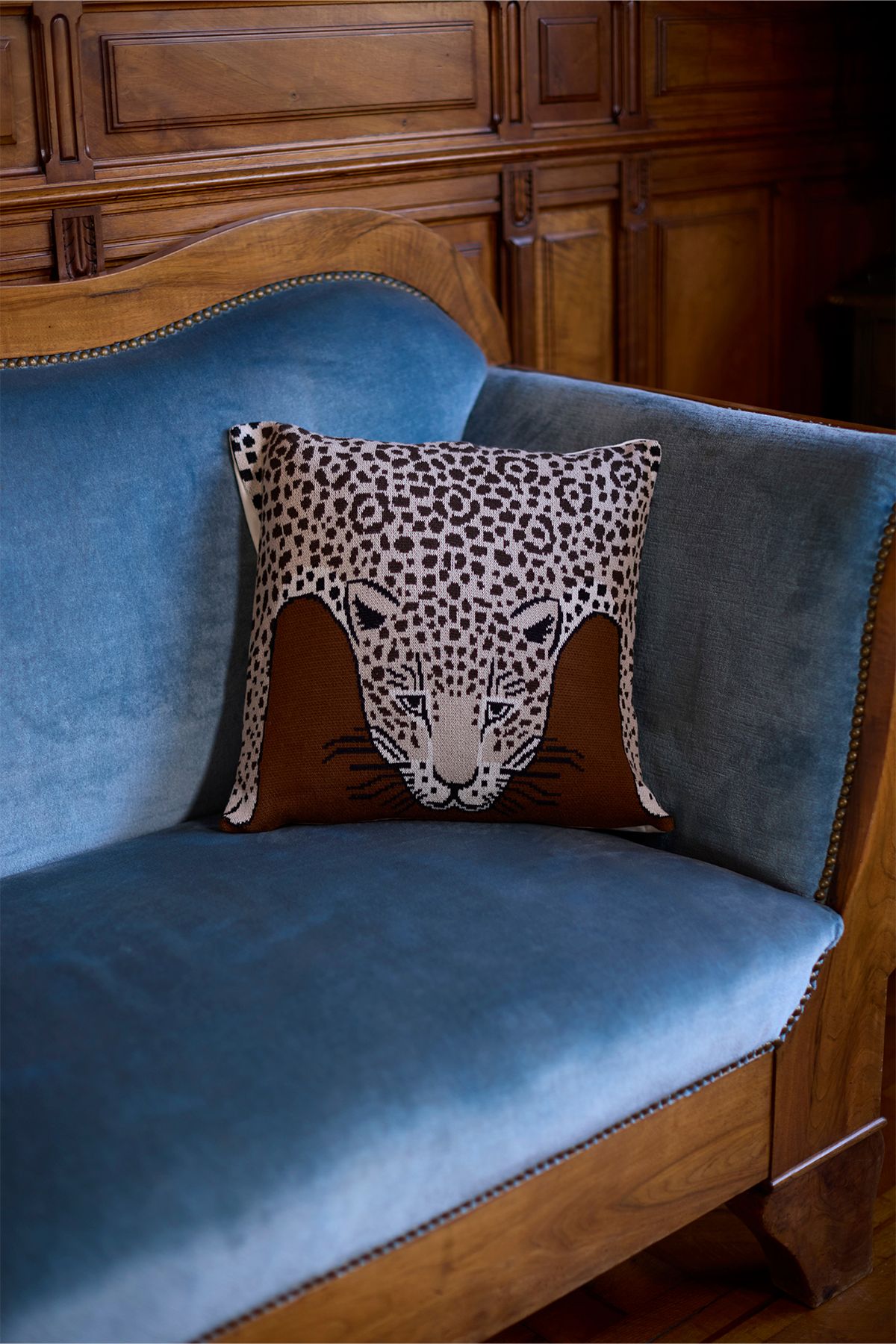 Kissenbezug 40 - Leopard - Beige