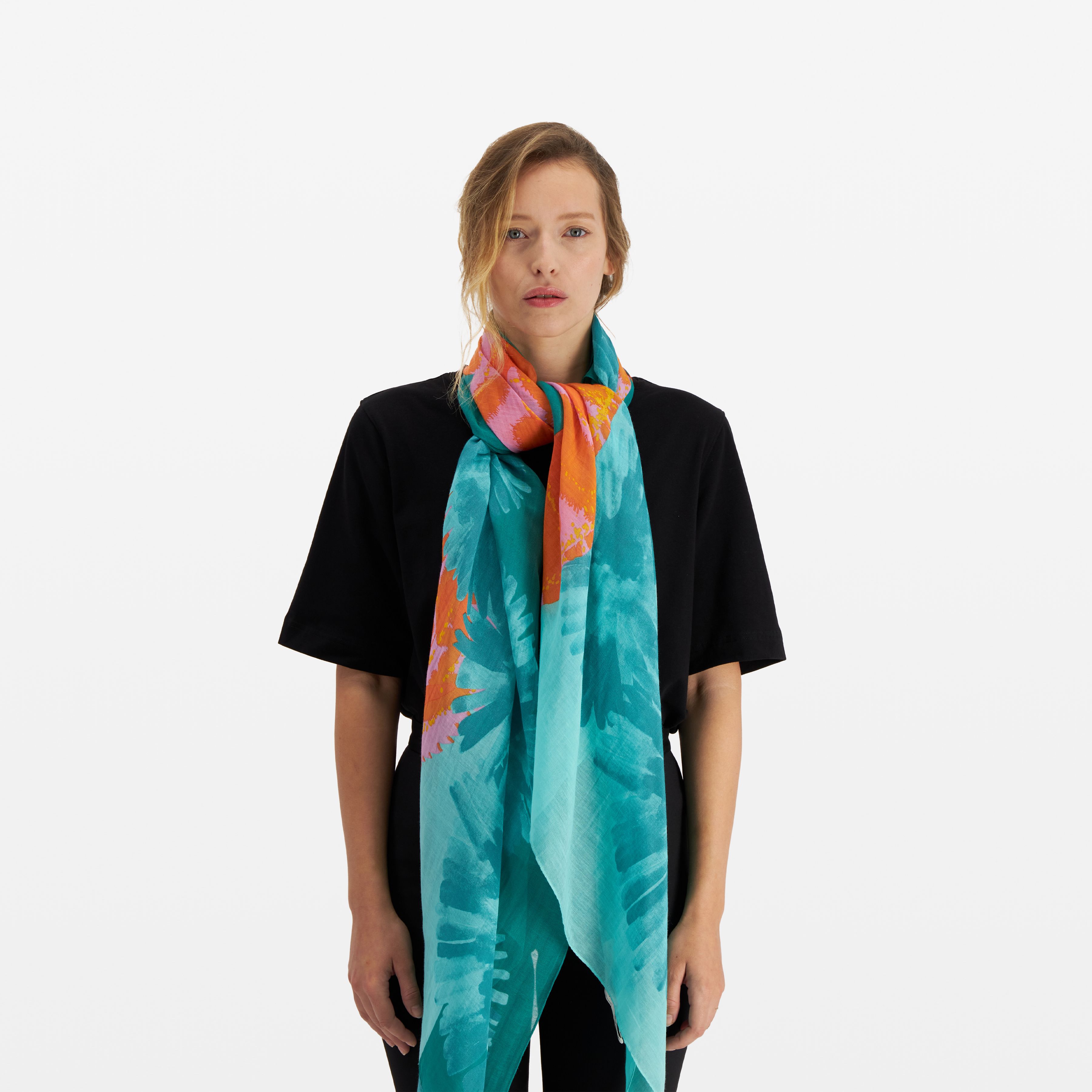 Scarf 100 - Komodo - Turquoise Blue