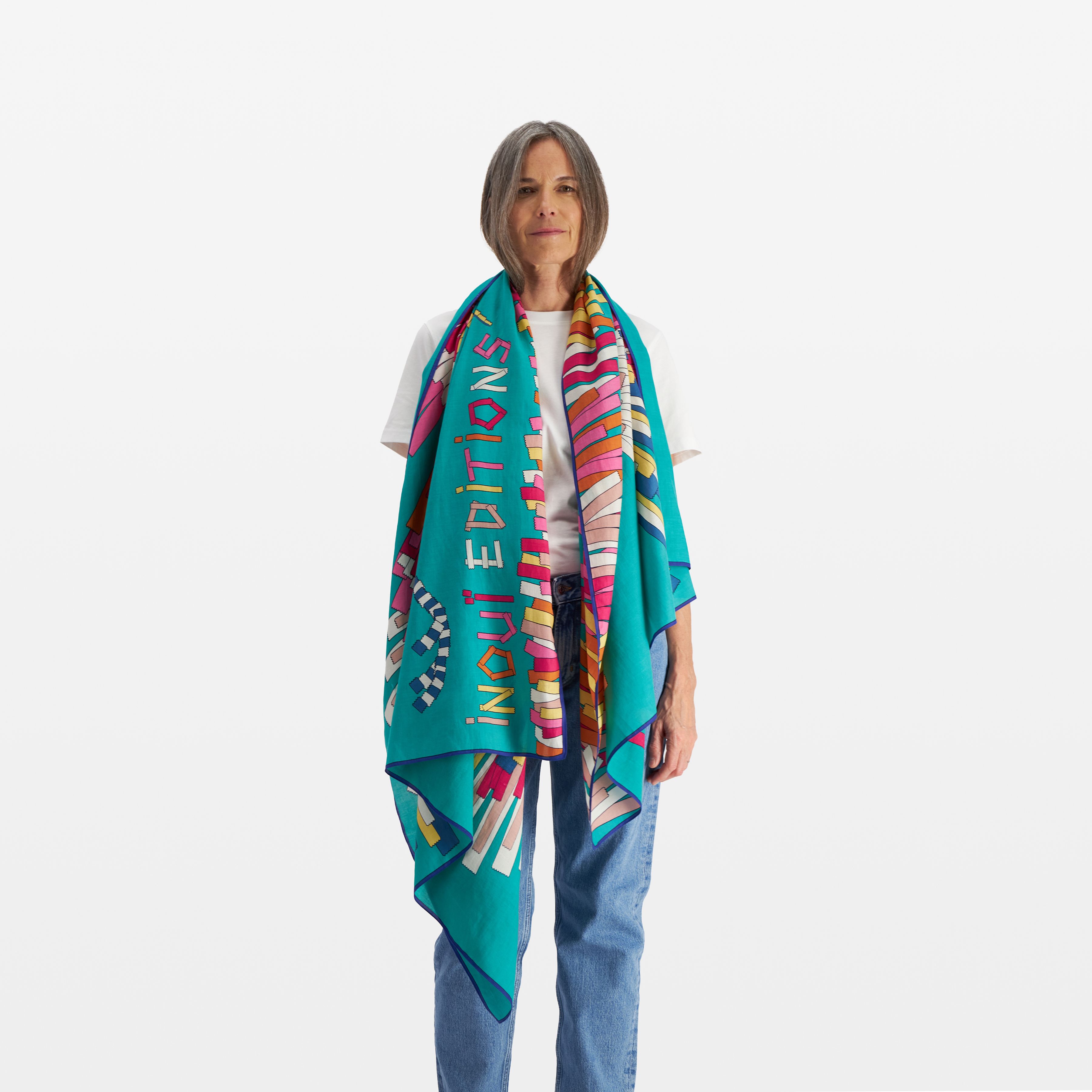 Scarf 100 - Sagi - Emerald