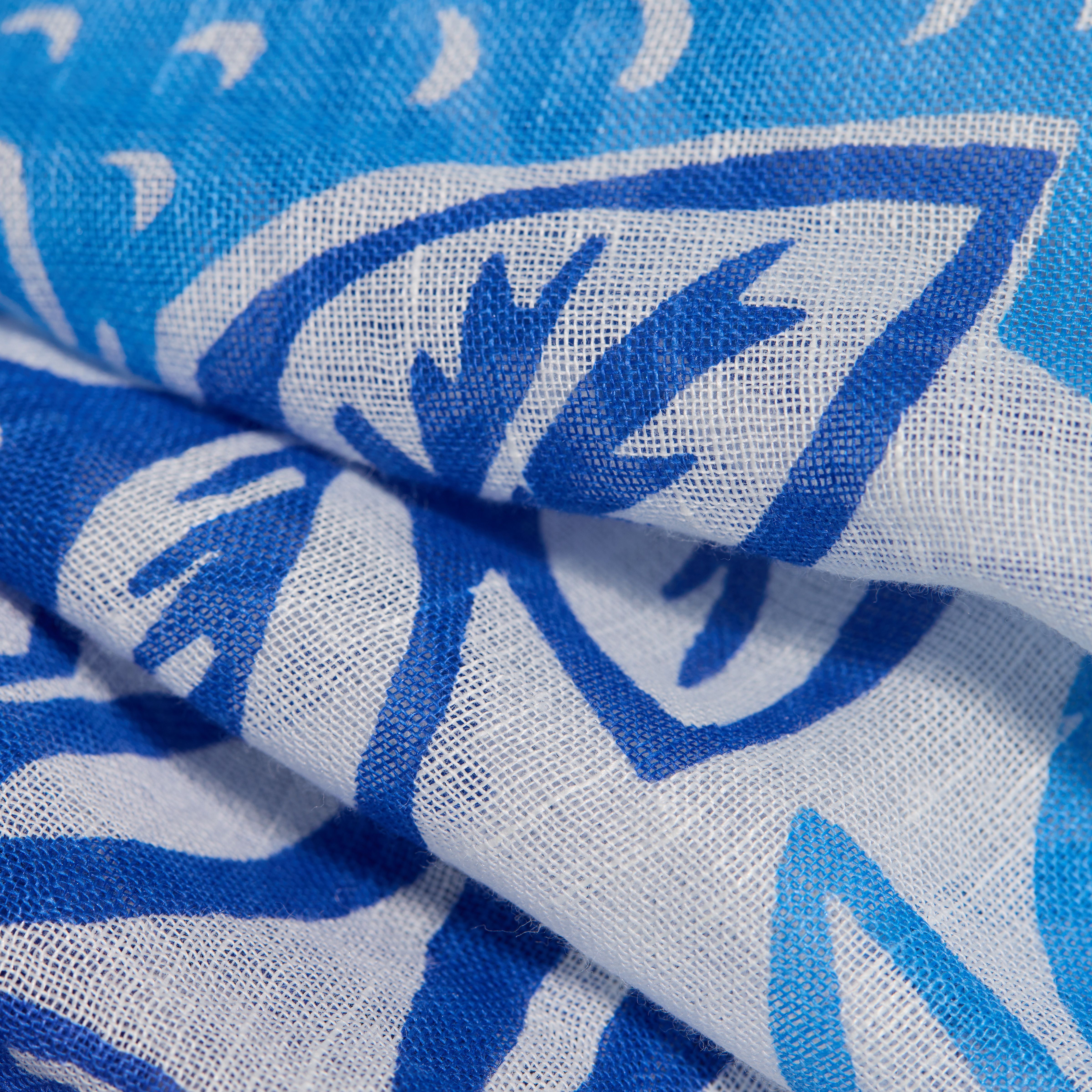 Scarf 100 - Jungle - Blue