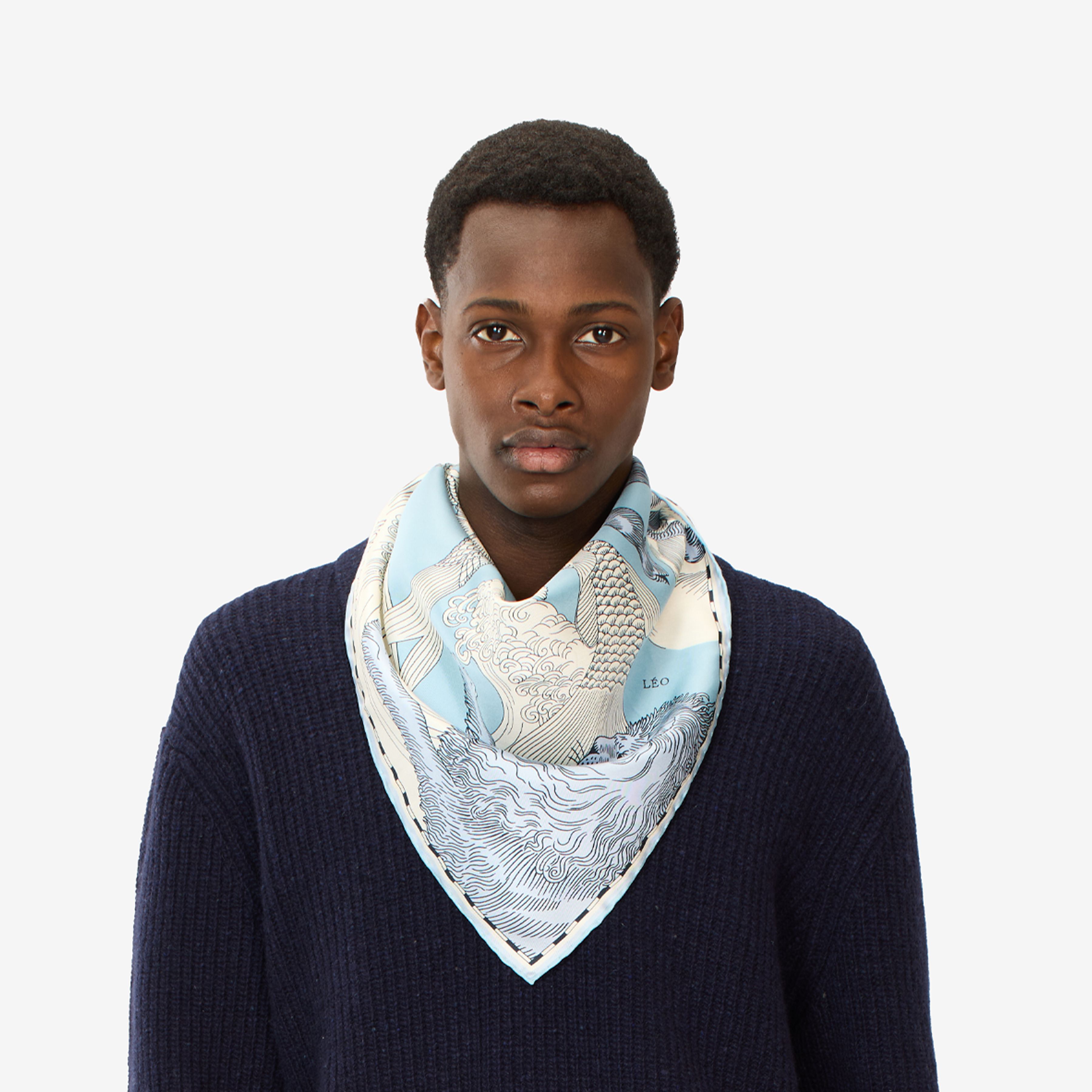 Carré 65 - Astro Pisces - Bleu