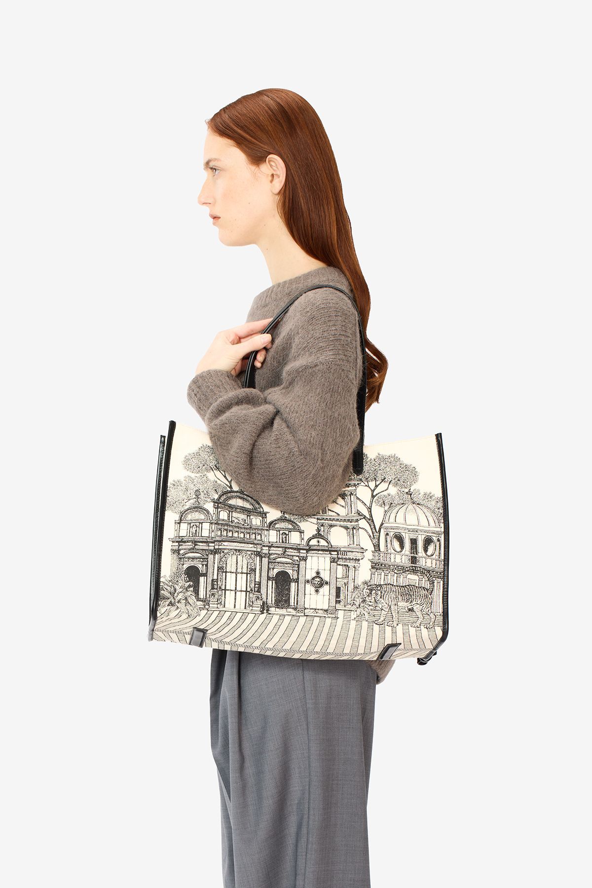 Shopping Bag - Mirage - Black And White
