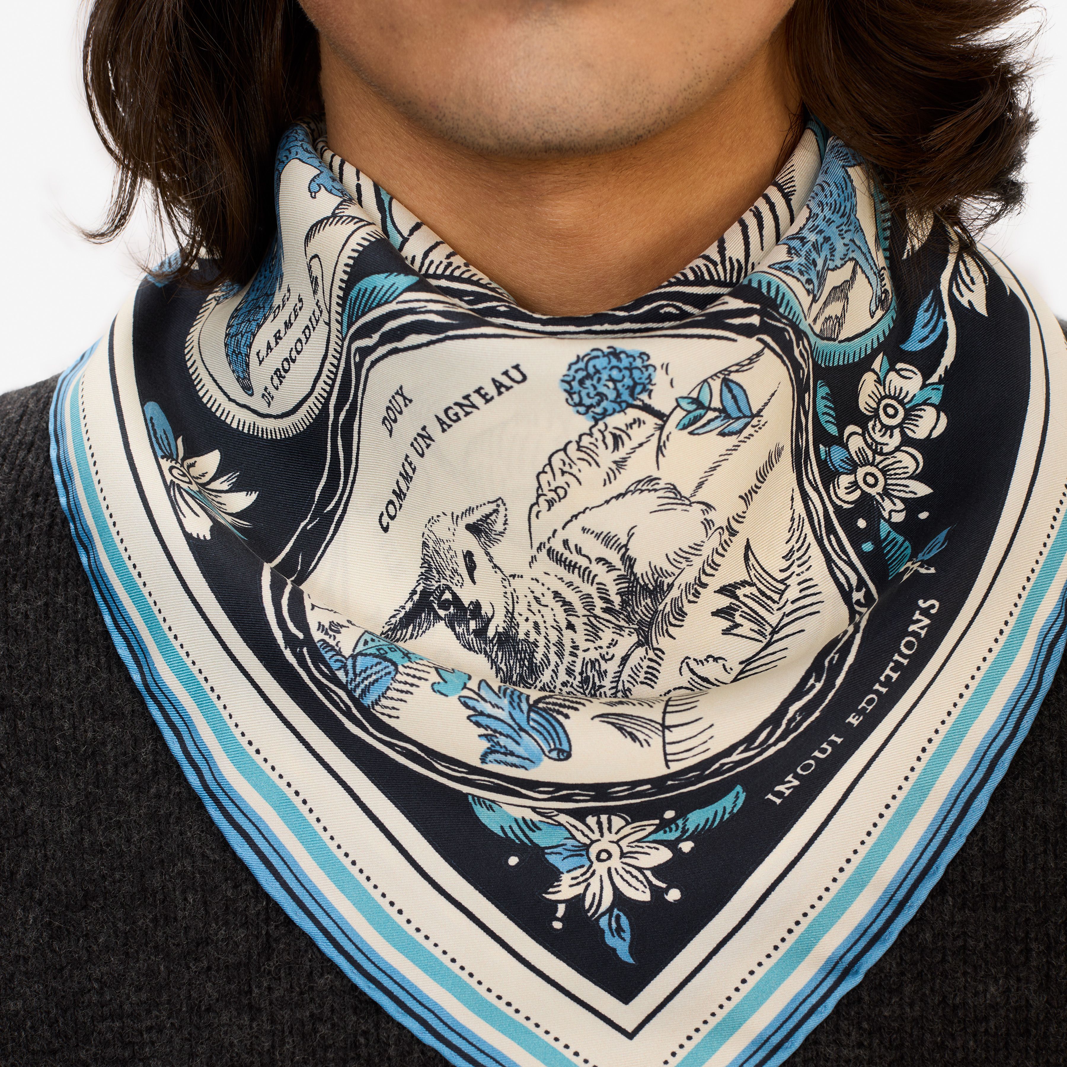 Square 70 - Chance Inoui - Navy