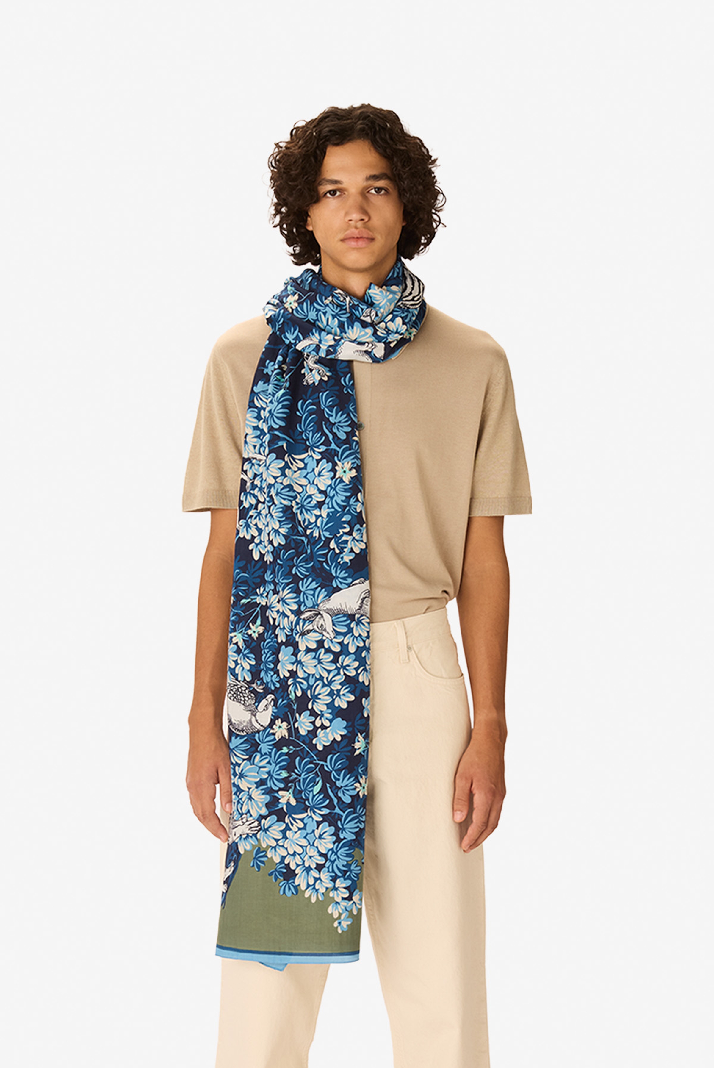 Scarf 100 - Bestiaire - Khaki