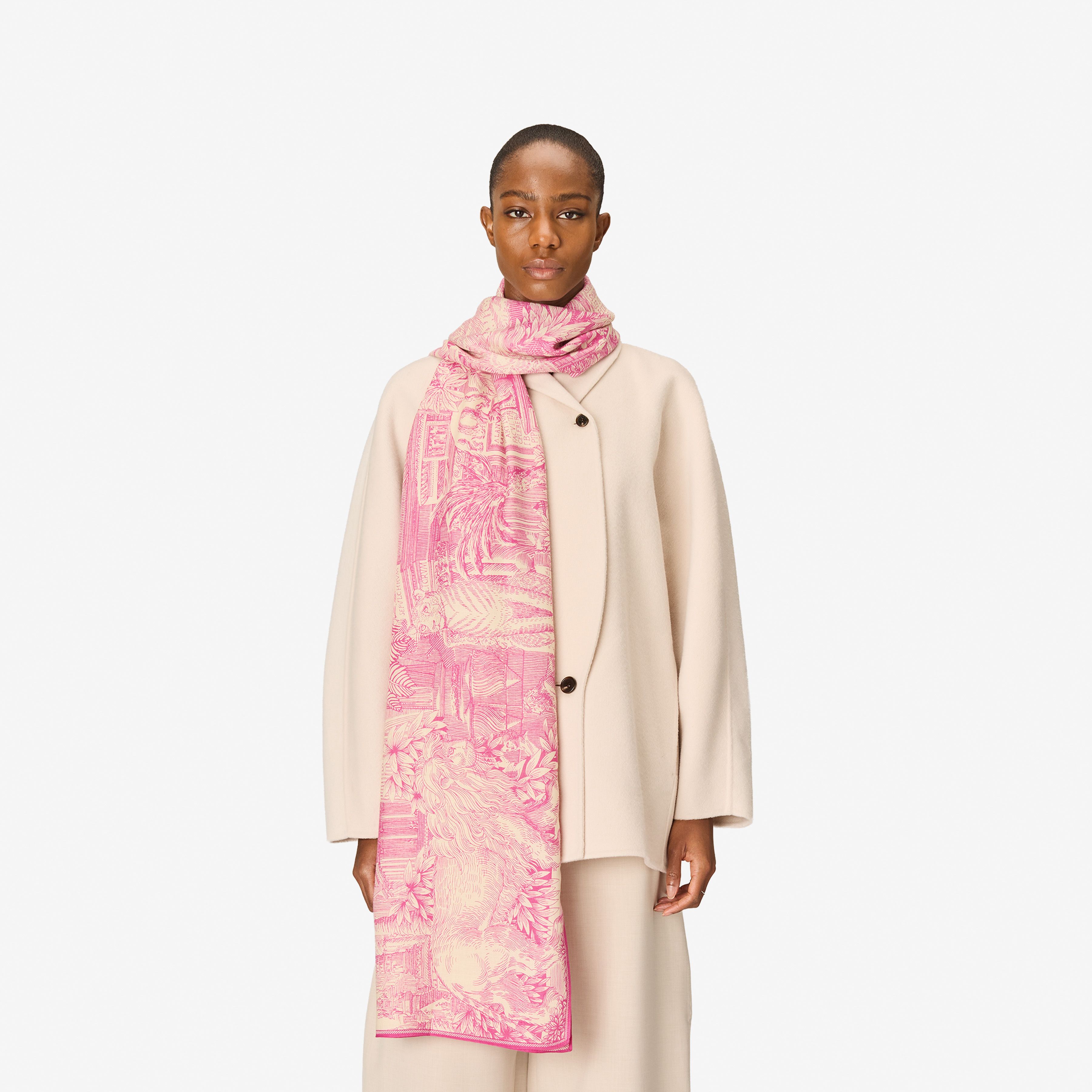 Scarf 100 - Piranesi - Pink