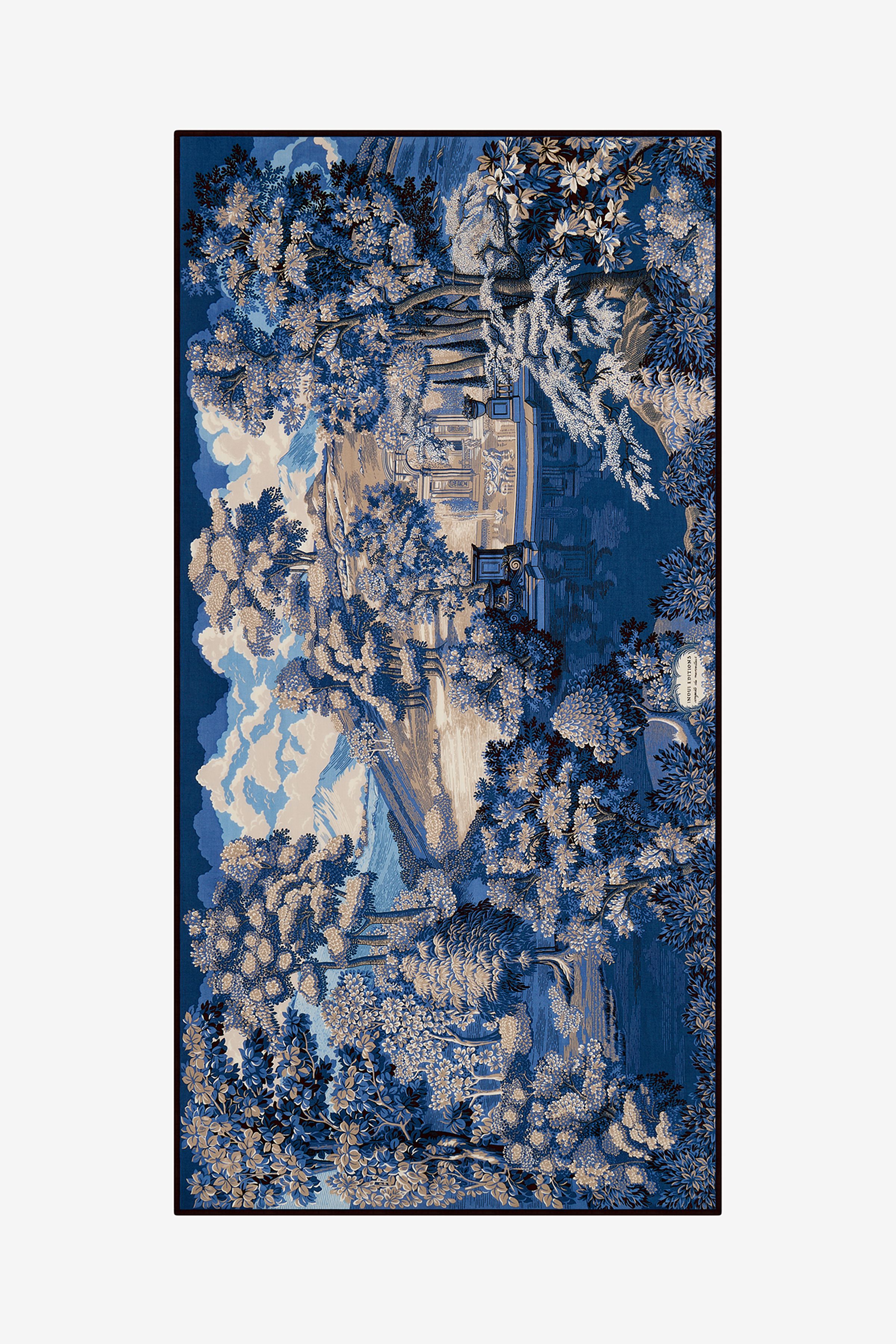 Scarf 100 - Come - Blue
