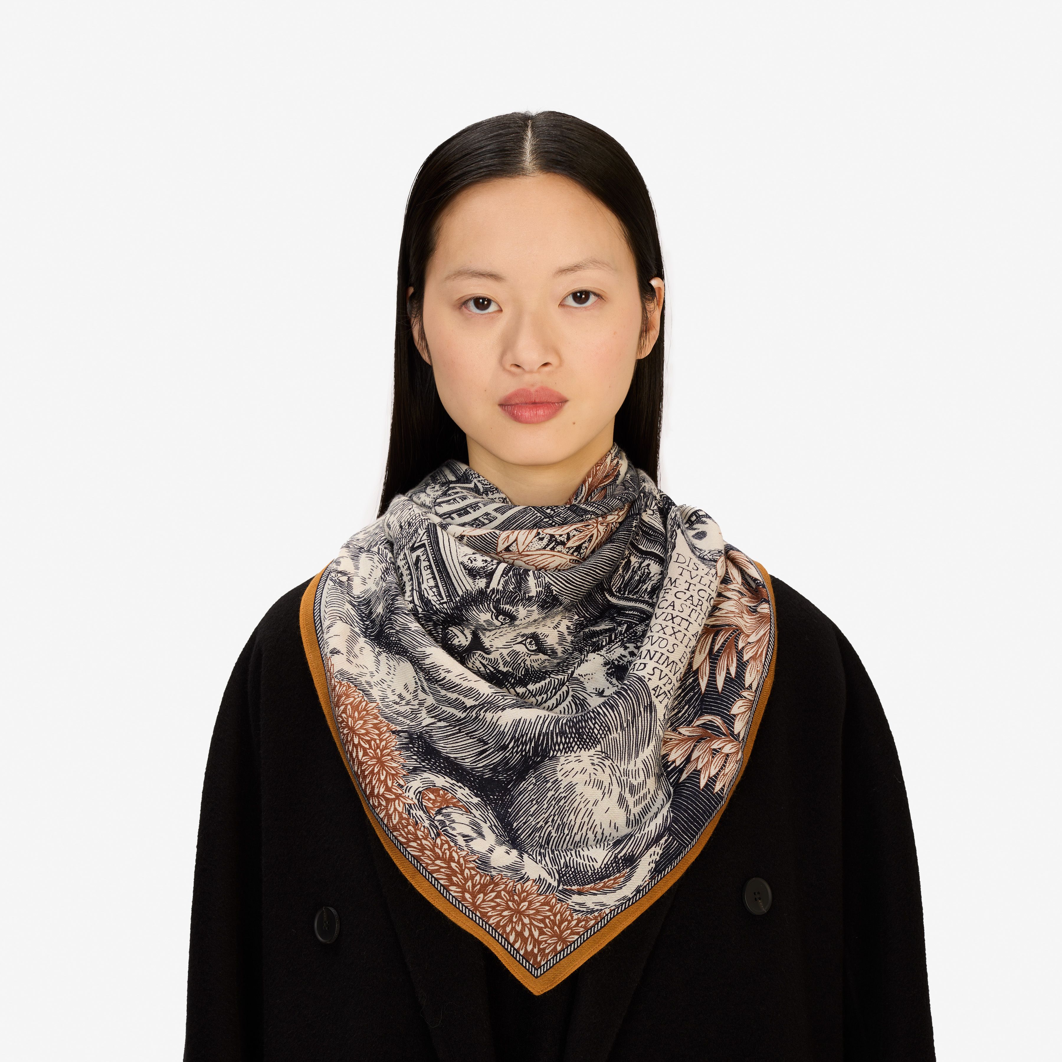 Cashmere Square 130 - Piranesi - Golden Brown