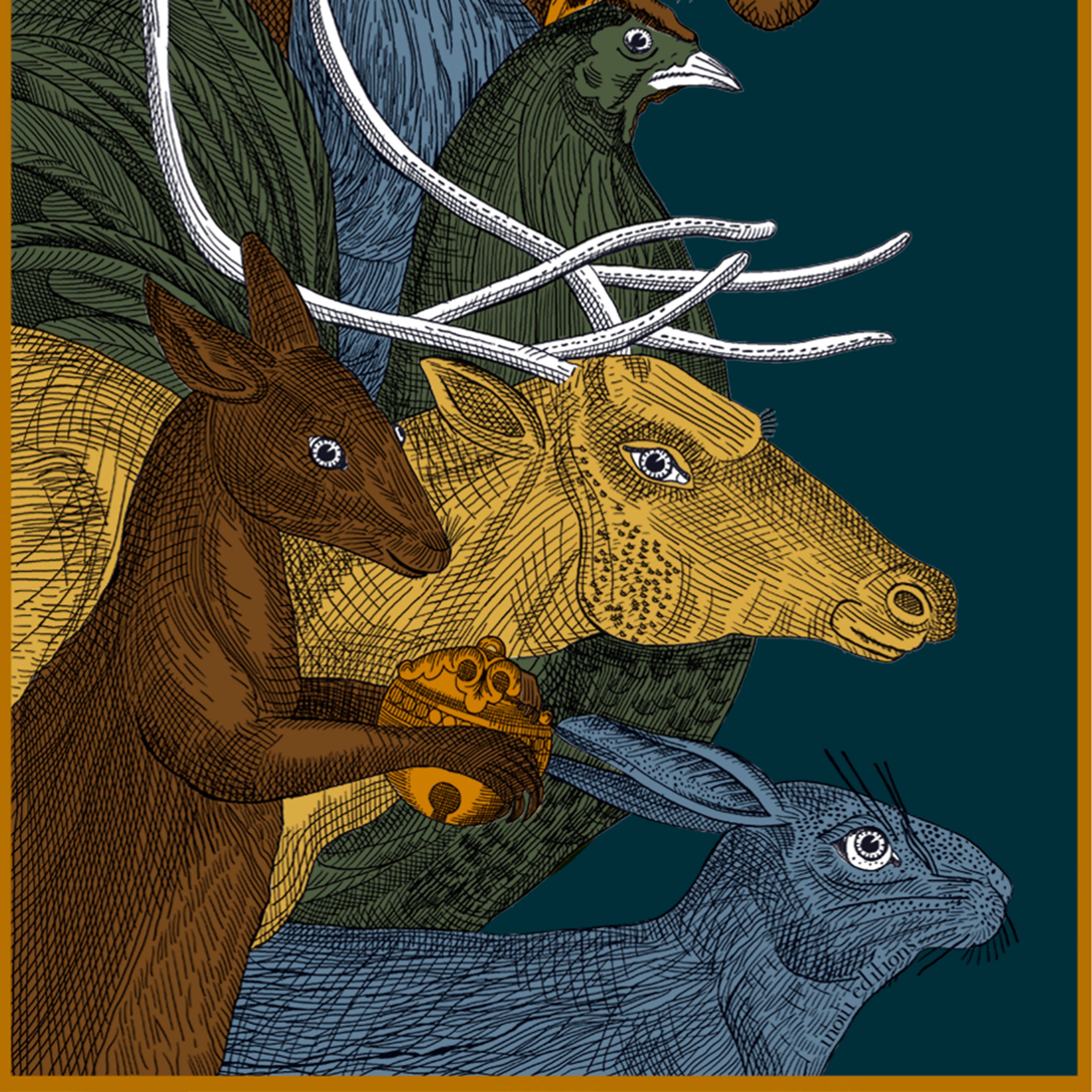 Bufanda 70 - Thadeus - Azul