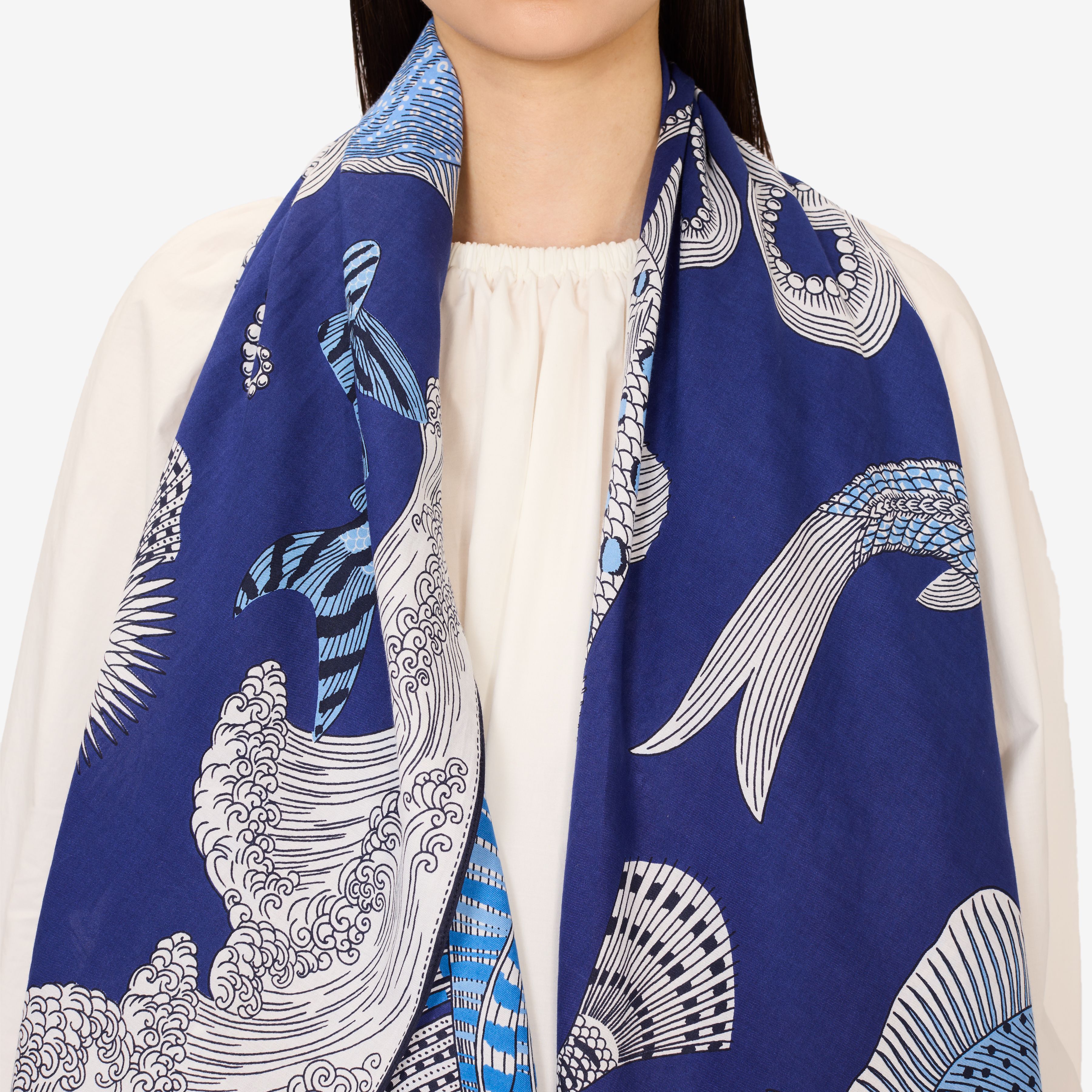 Scarf 100 - Poseidon - Blue