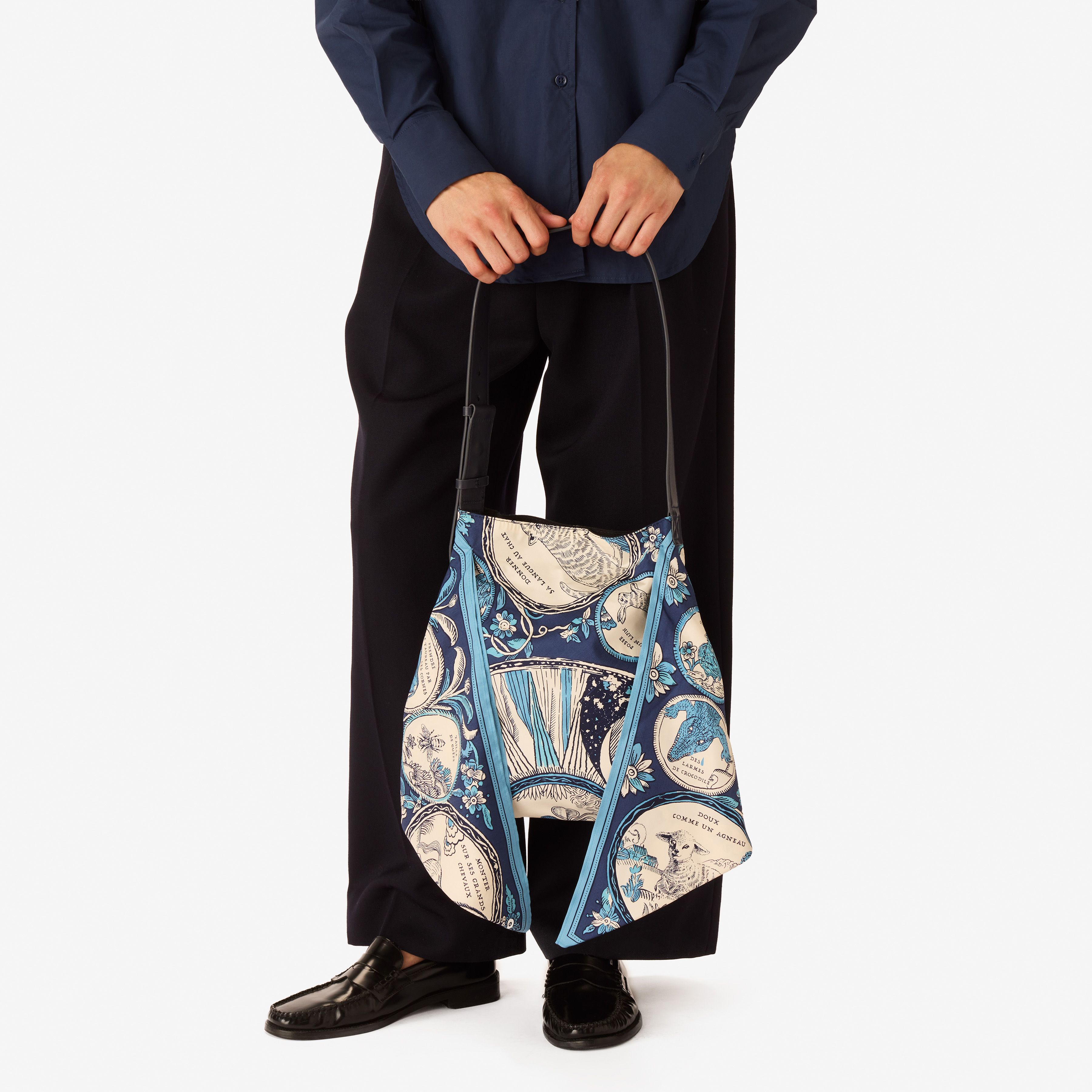 Schal Tasche - Chance Inoui - Marineblau
