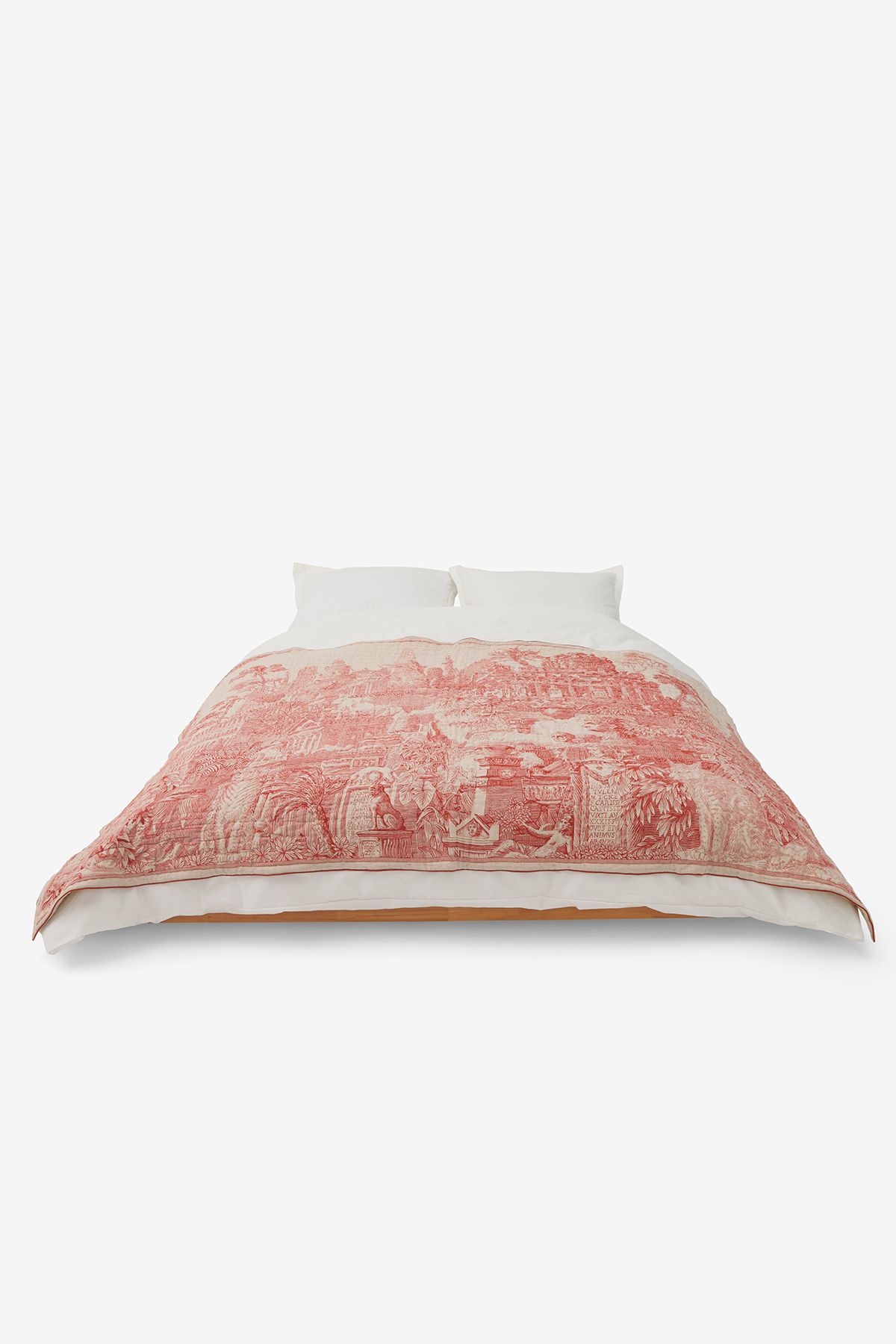 Quilted Cover 140 - Piranesi - Red