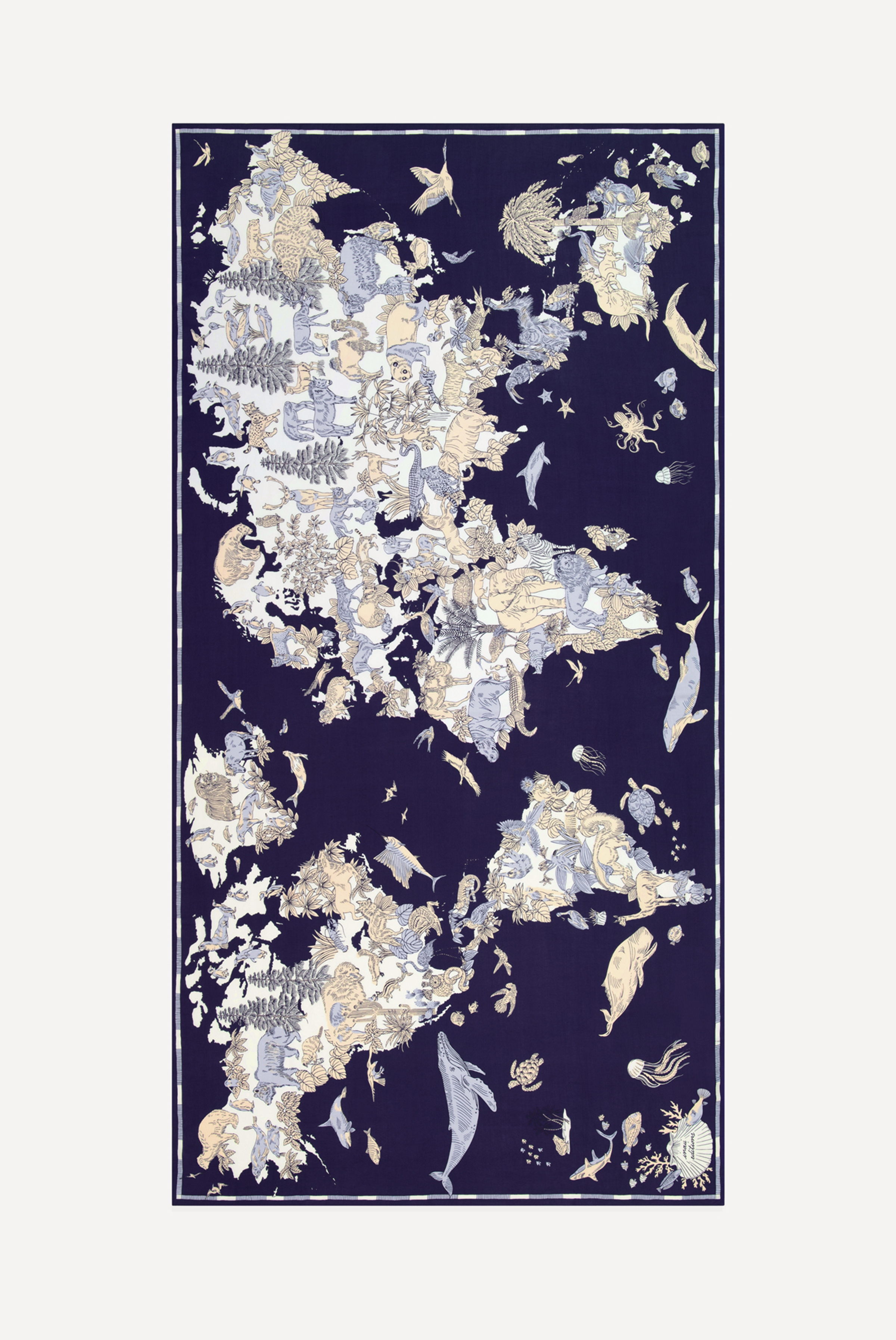 Scarf 100 - Atlas - Navy