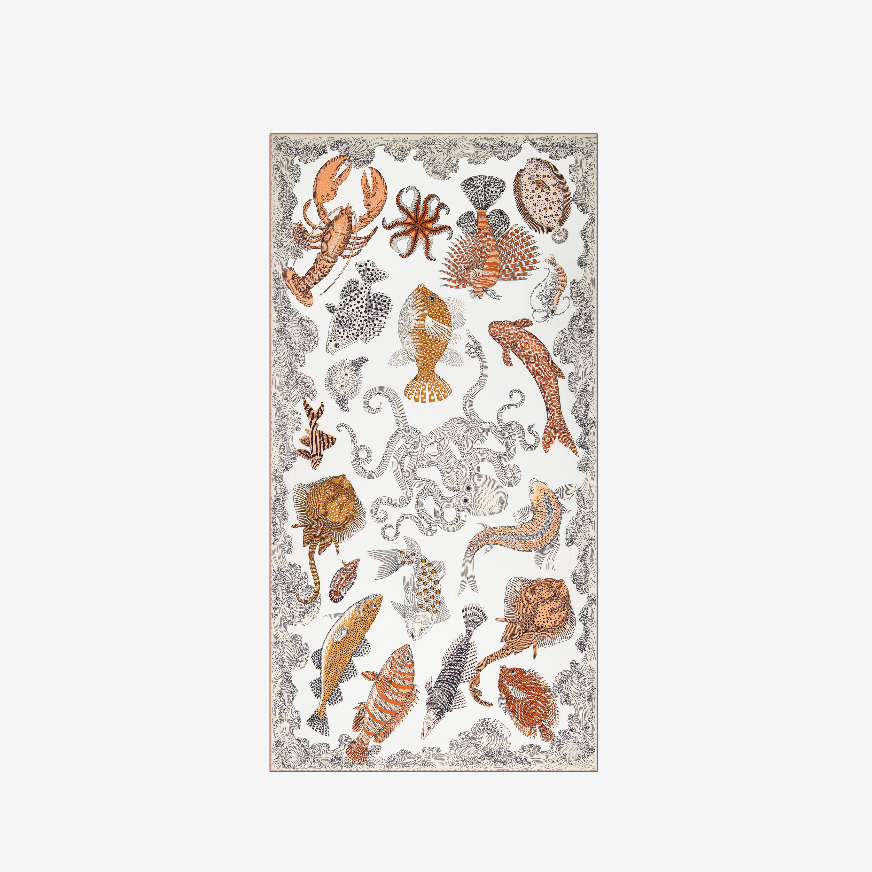 Scarf 100 - Poseidon - Natural