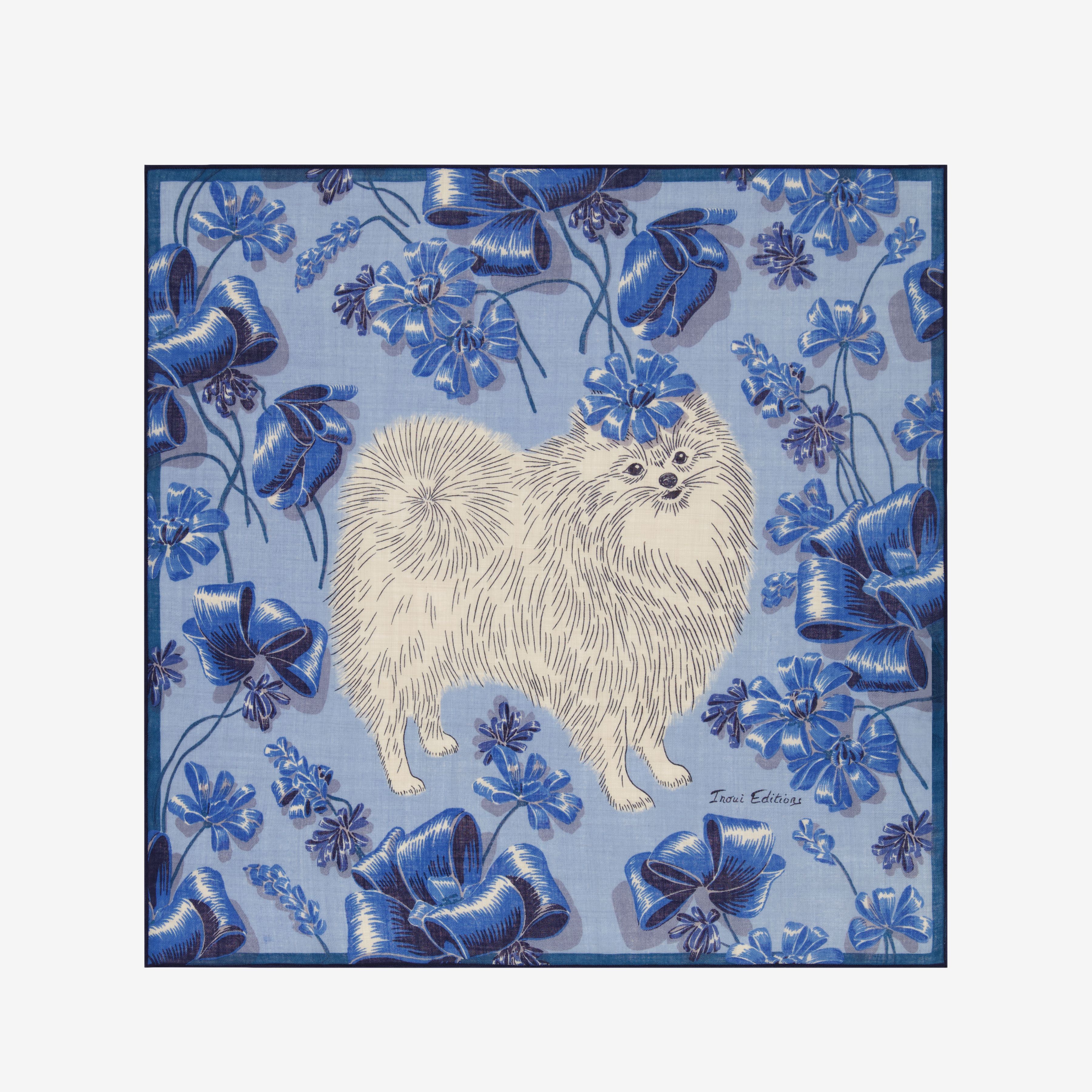 Pañuelo 70 - Toutou - Azul