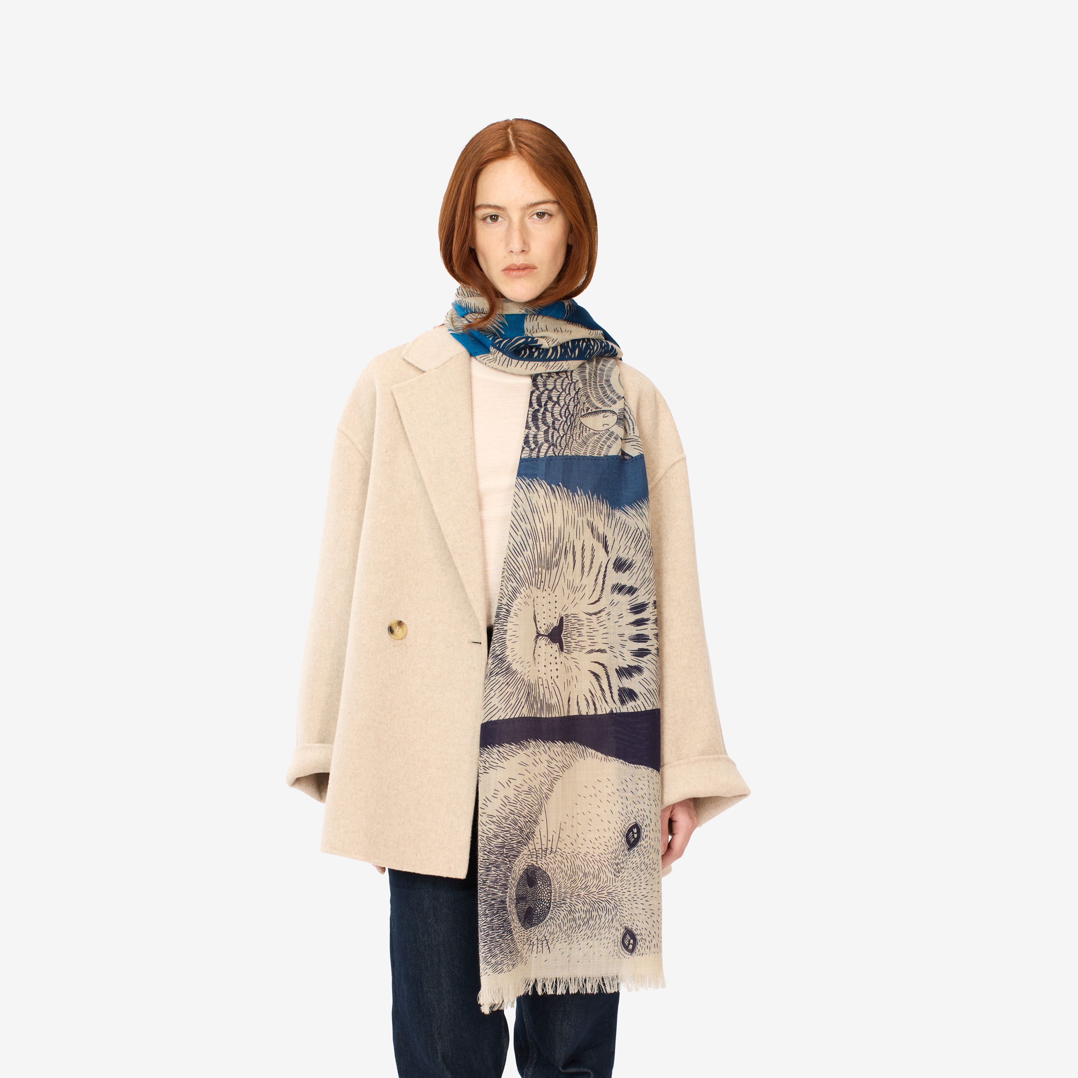 Scarf 70 - Freres - Blue