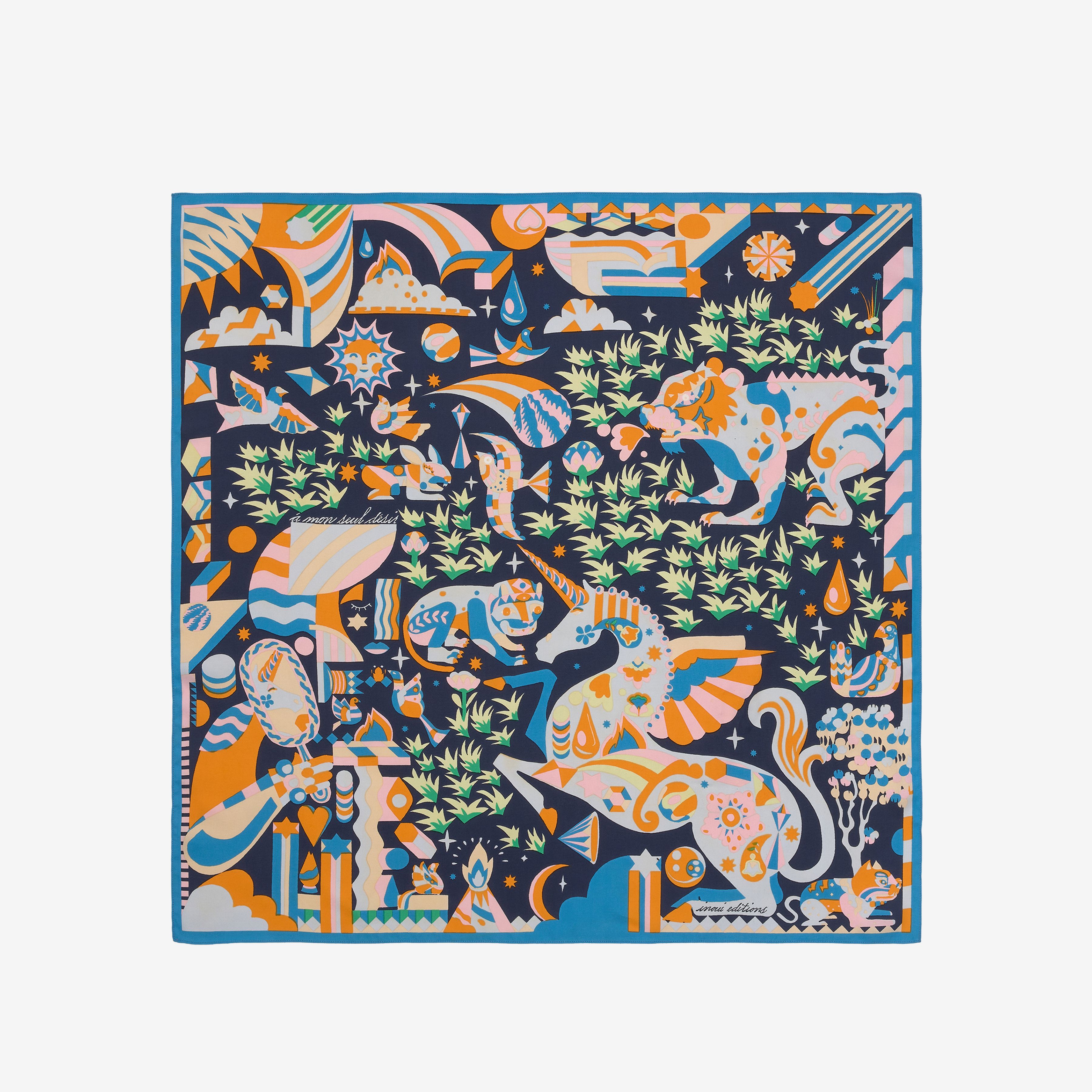 Square 65 - Licorne - Black
