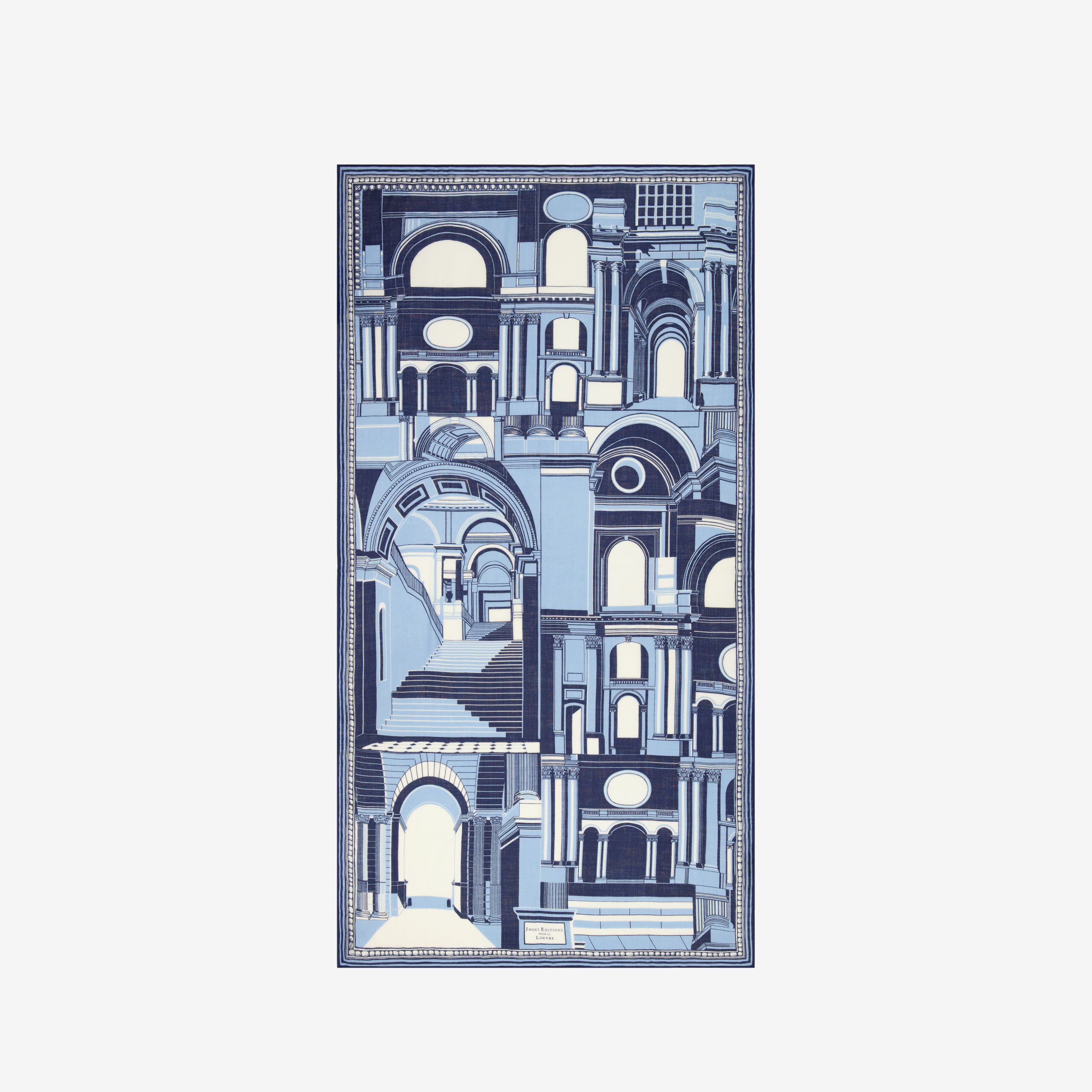 Bufanda 100 - Architecture - Azul