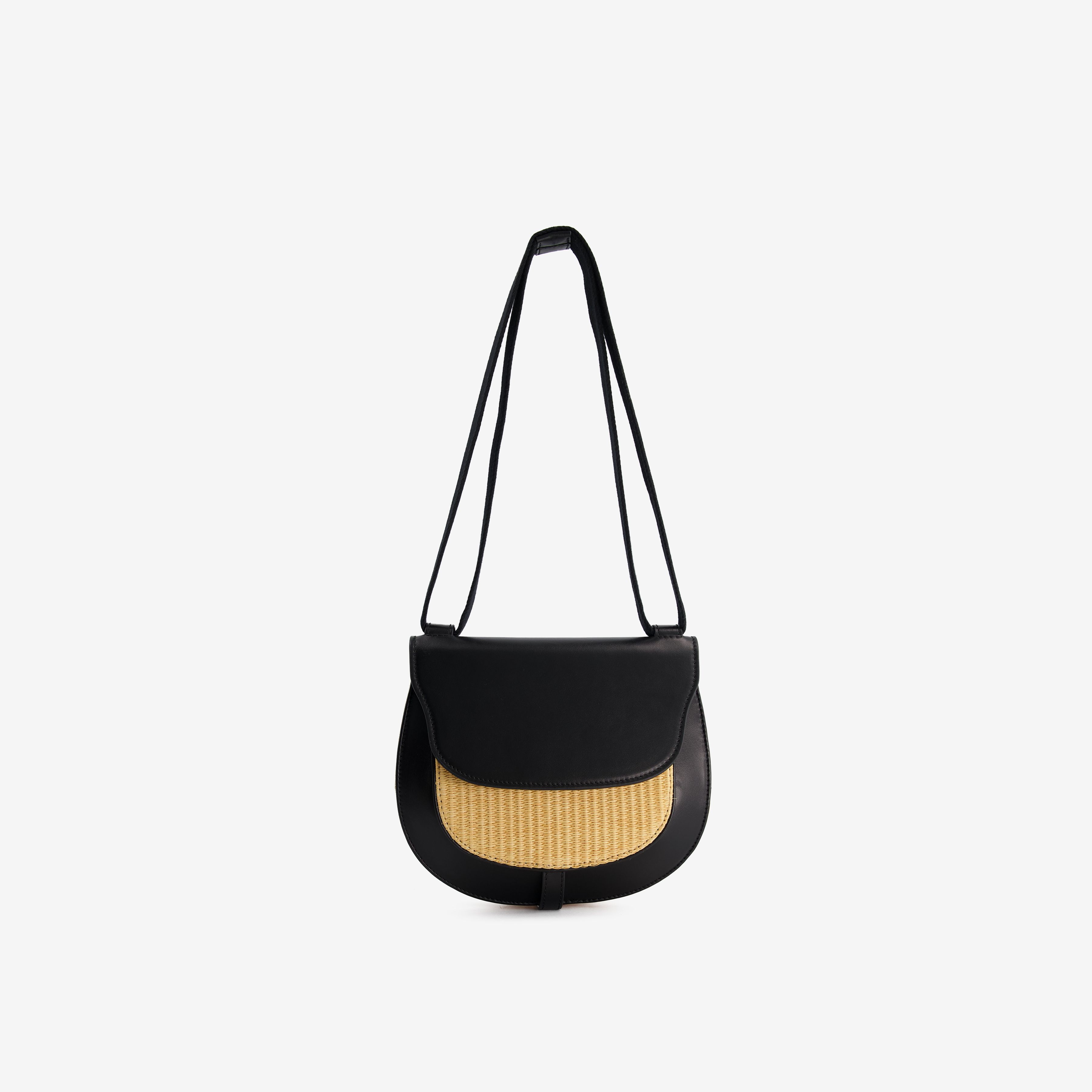 Large Besace Bag - Moisson - Black