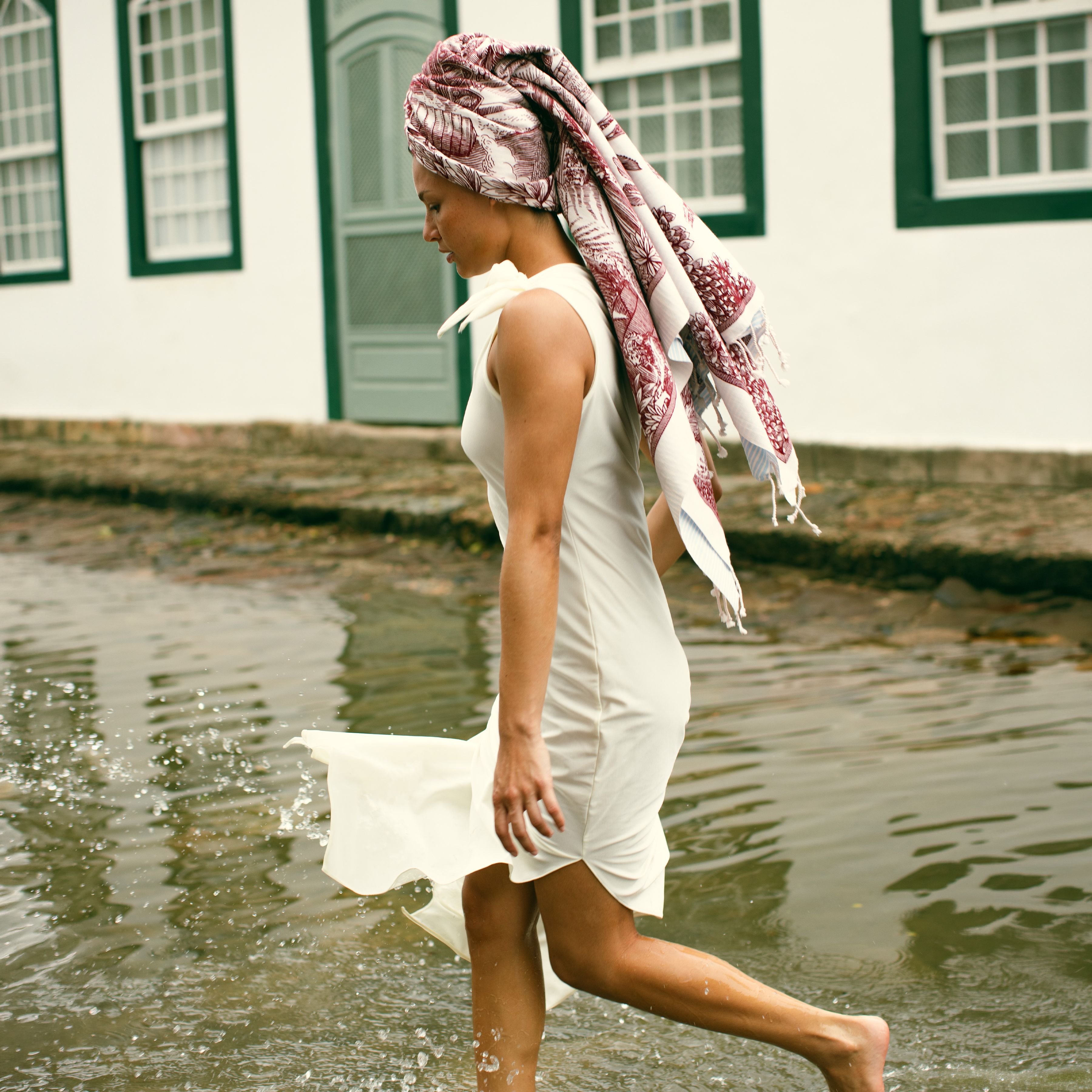 Toalla Fouta 140 - Piranesi - Rojo