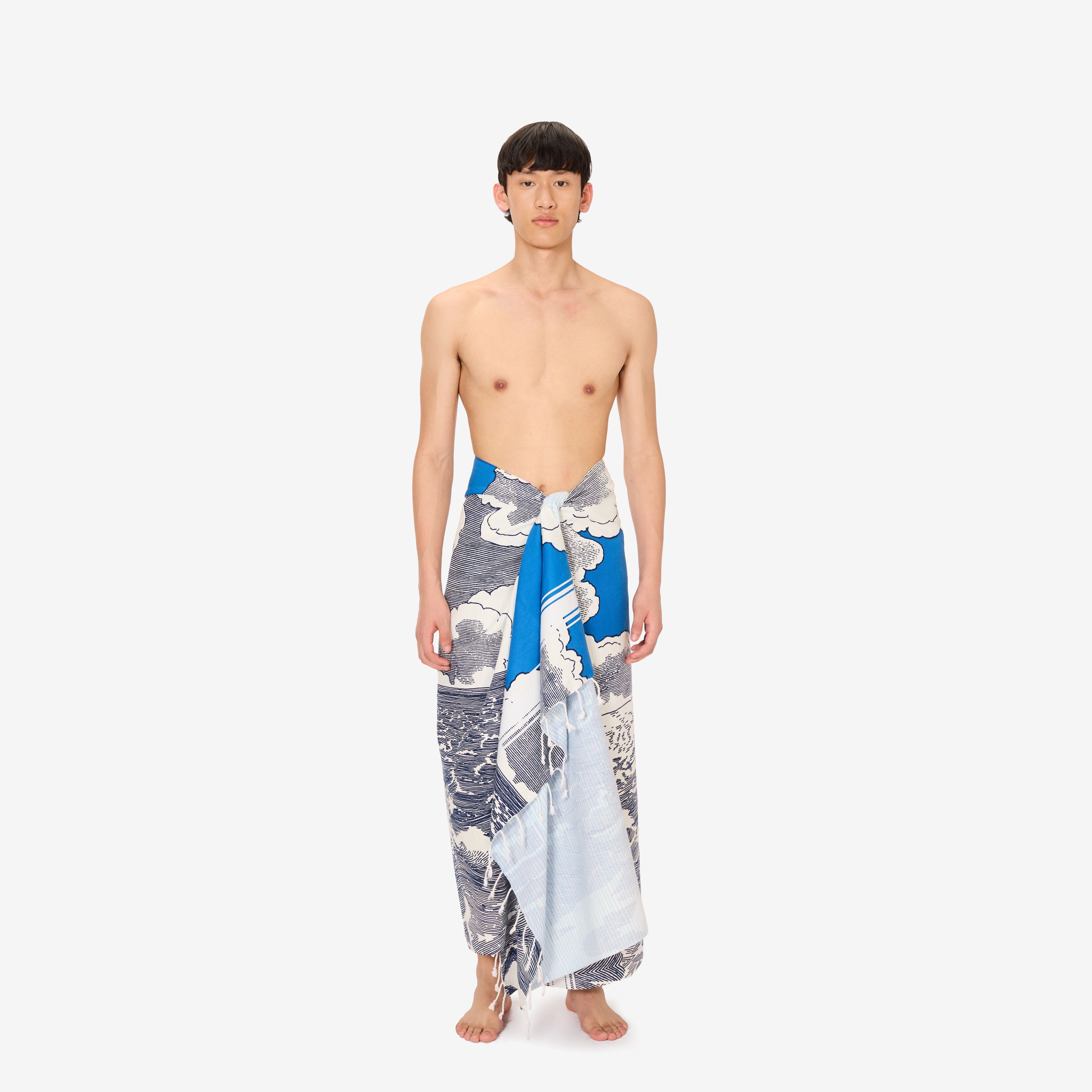 Fouta 100 - Oceanique - Bleu Marine