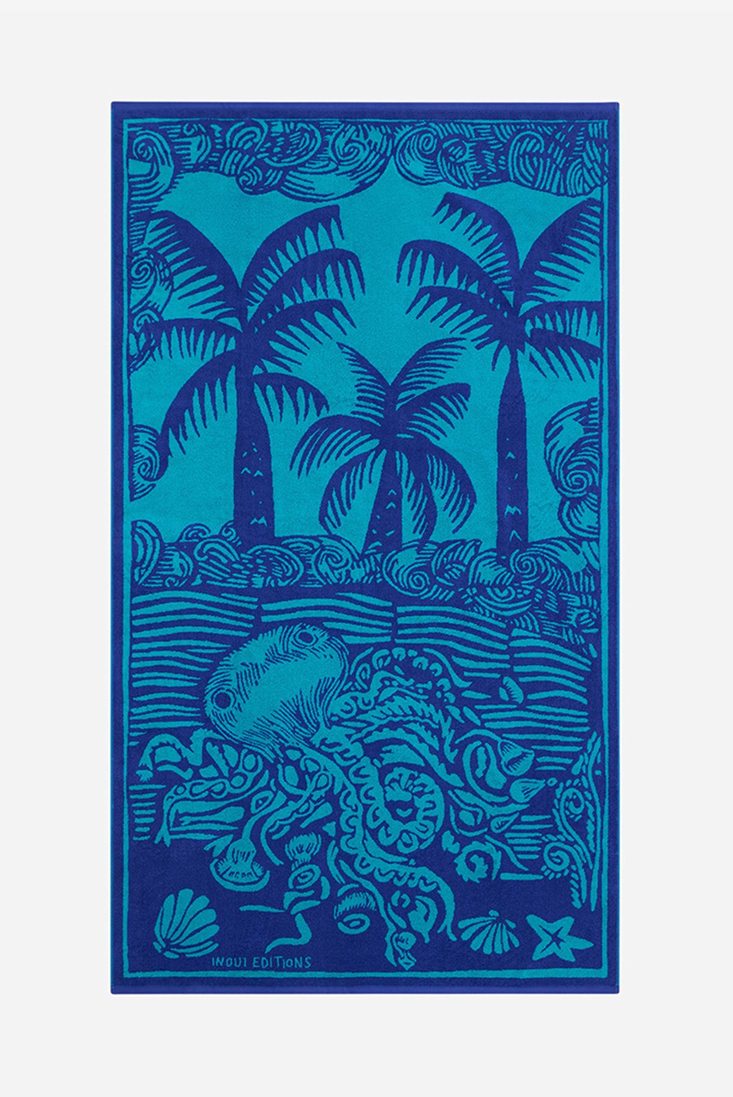 Strandtuch - Poulpe - Blau
