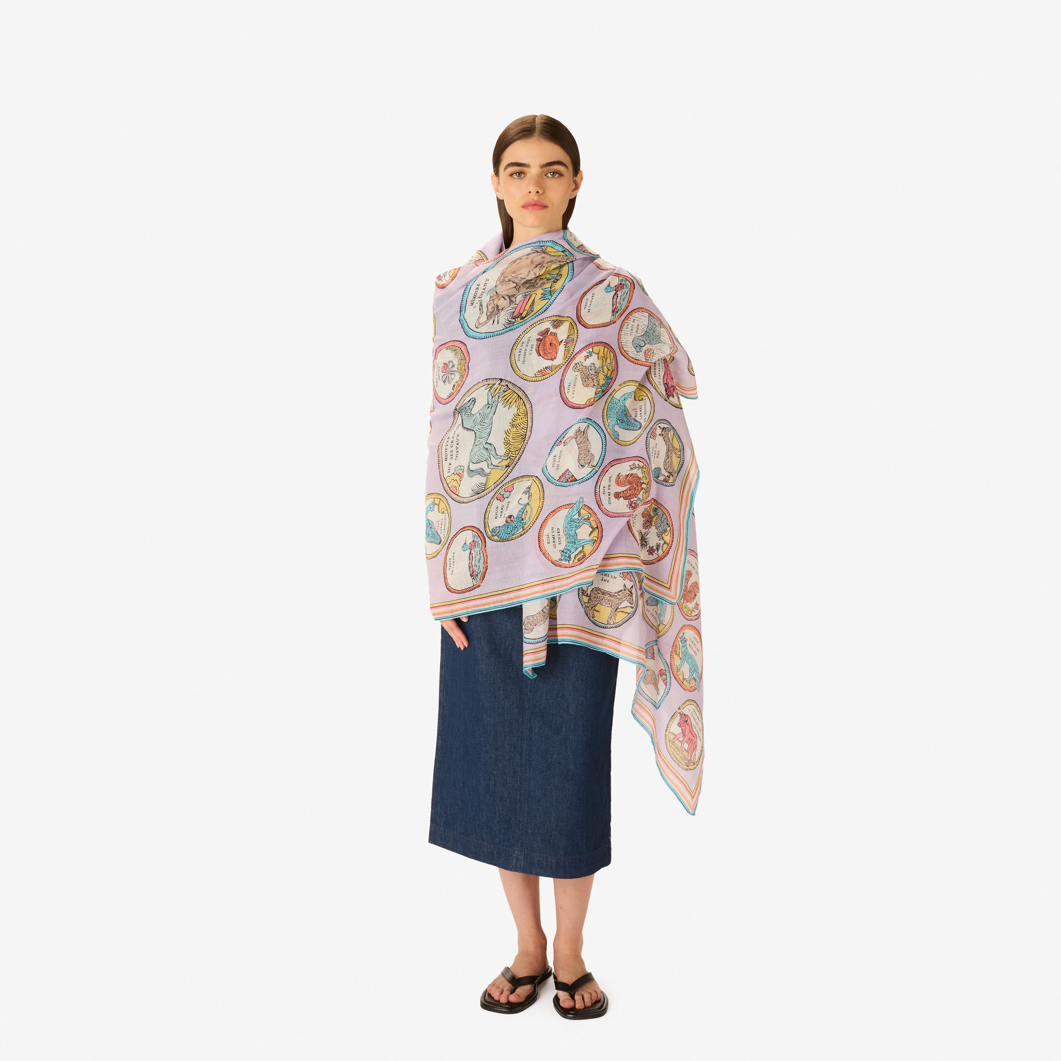 Scarf 100 - Chance Inoui - Lilac