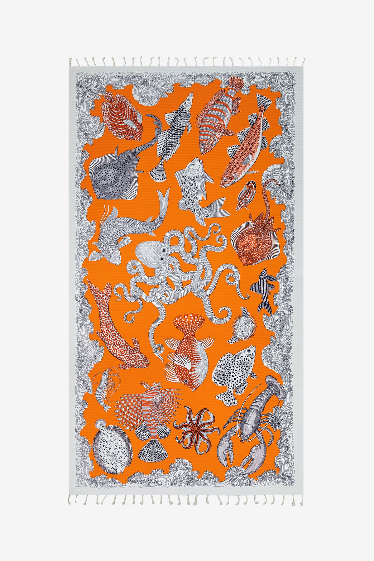 Fouta Towel 100 - Poseidon - Orange