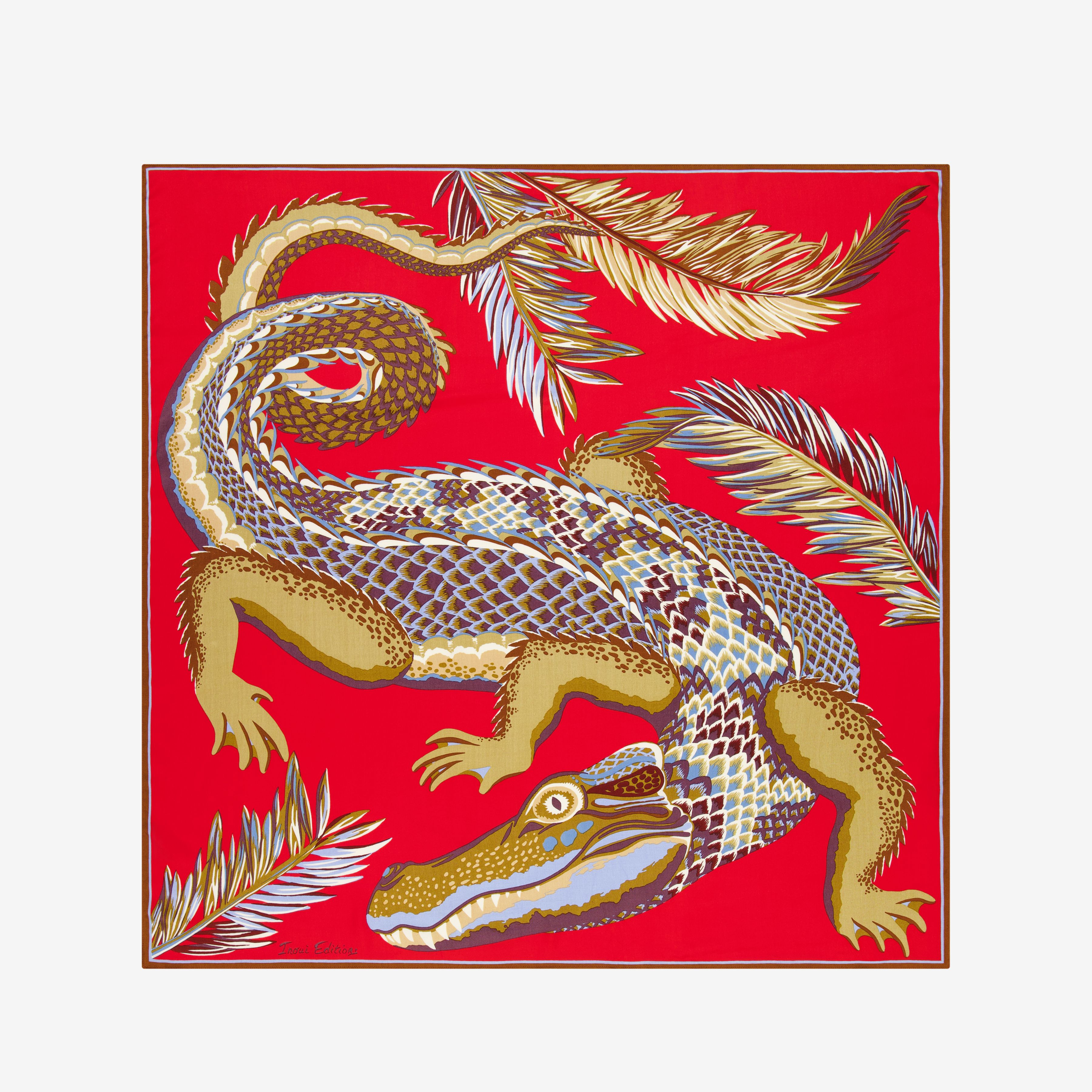Pañuelo 100 - Croco - Rojo