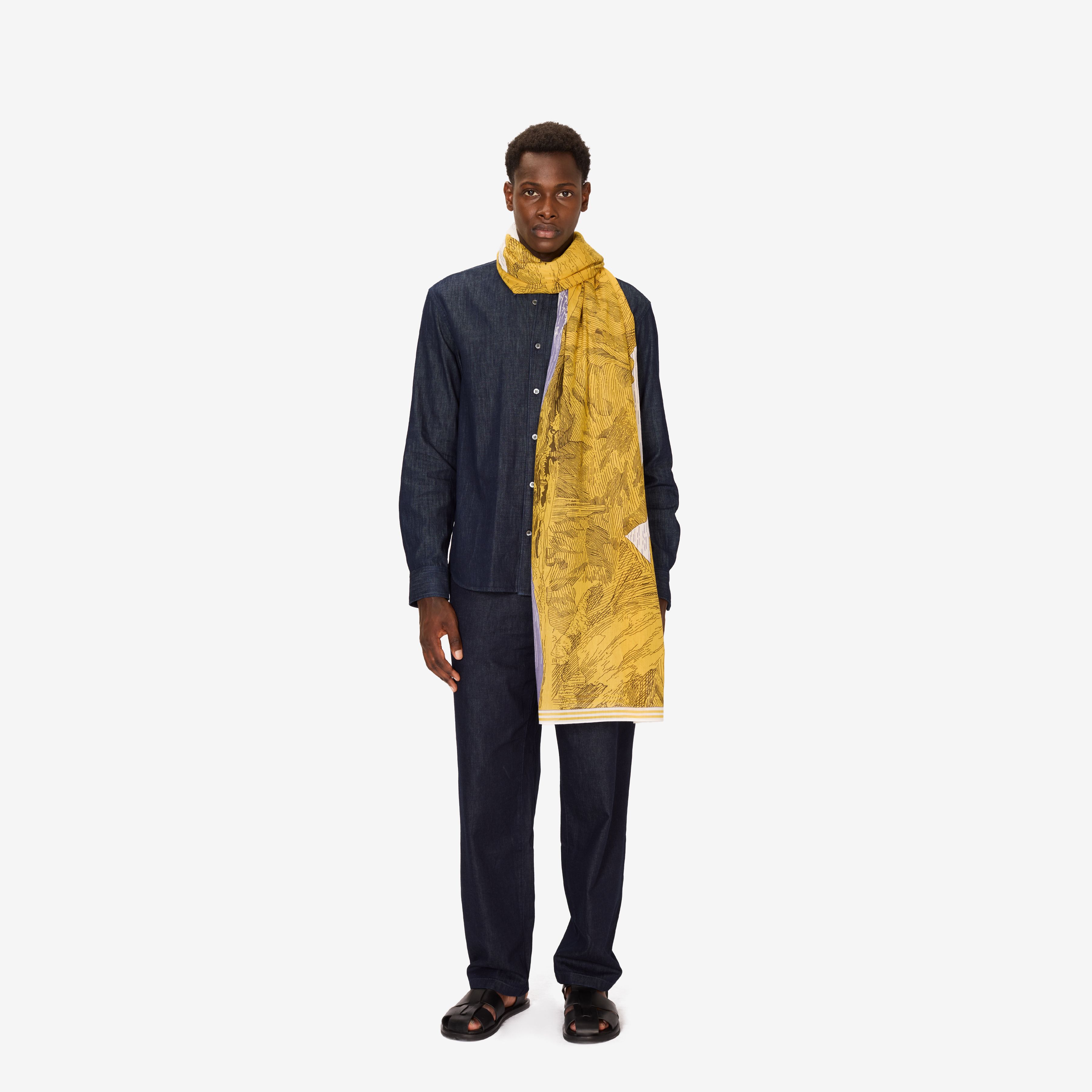 Scarf 100 - Balthazar - Yellow