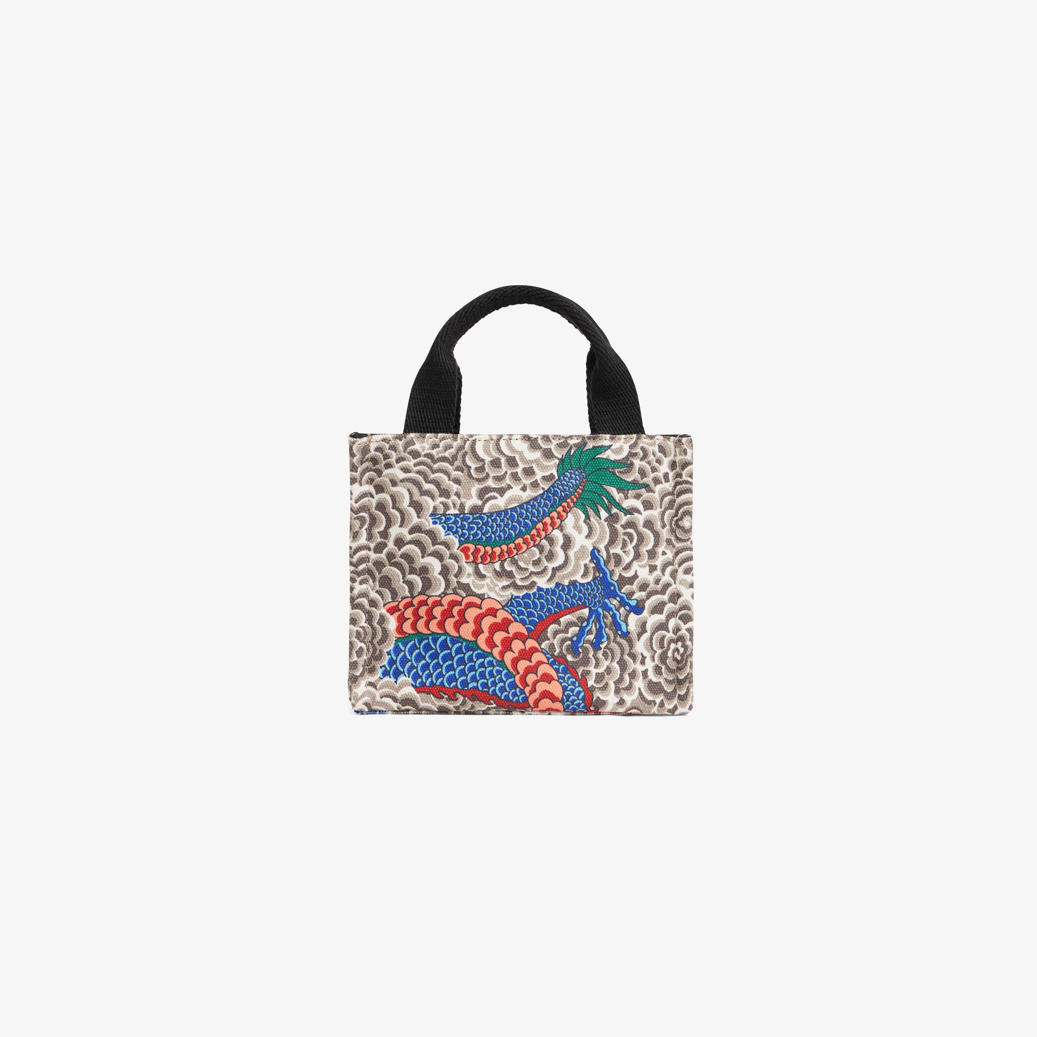 Mini Caprice Bag - Dragon - Grey