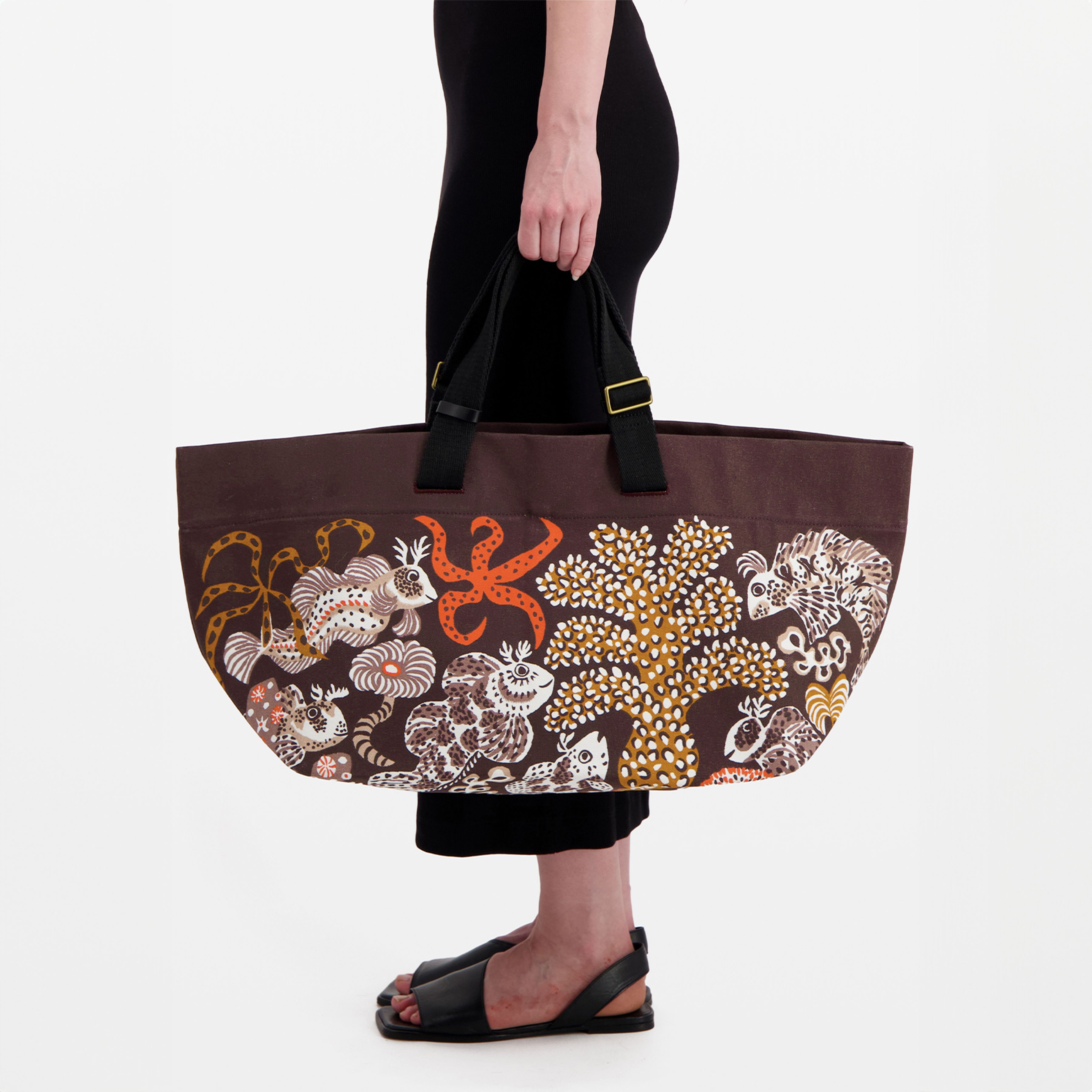 Carrier Bag - Jardin de sirènes / Dom Robert - Brown