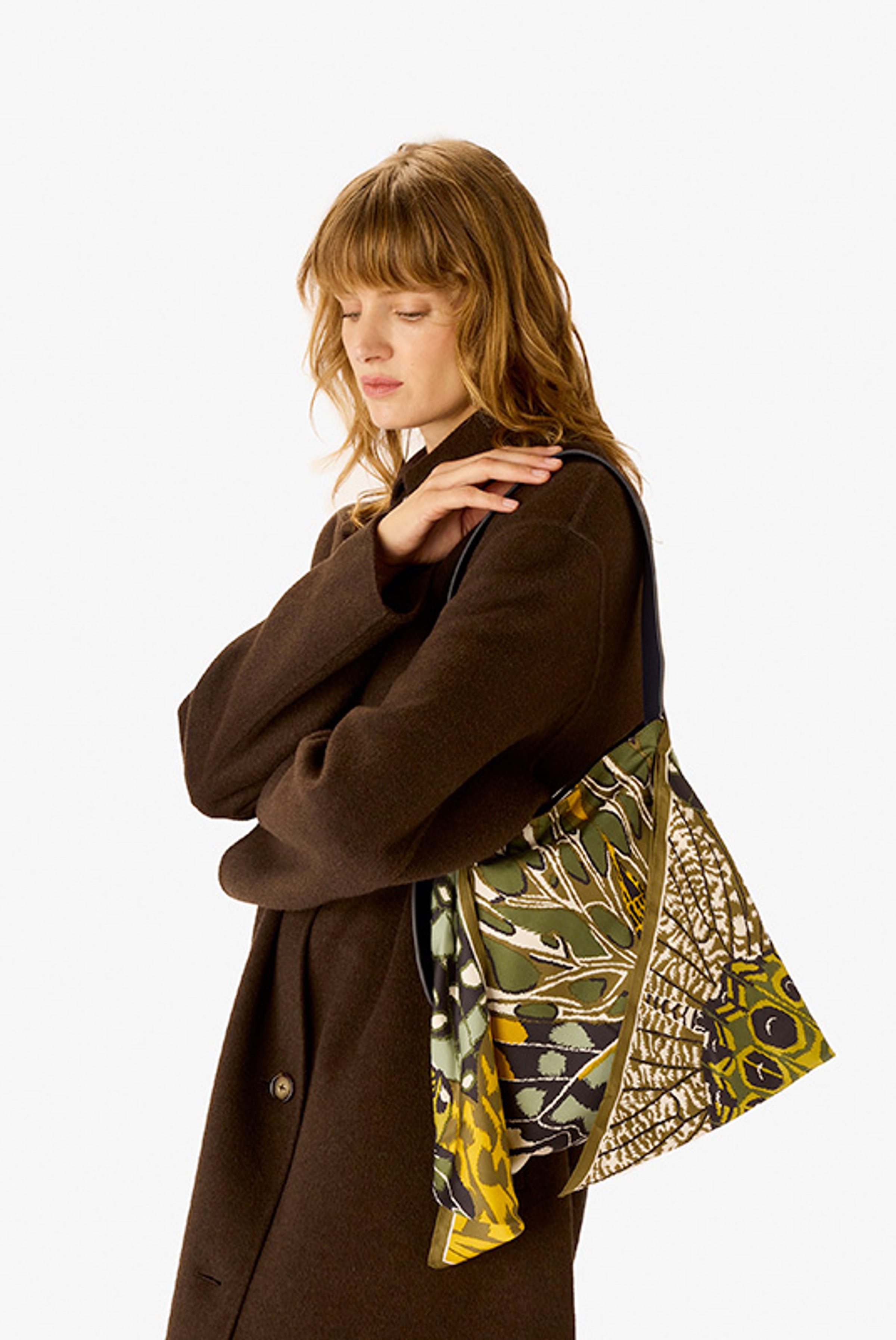 Scarf Bag - Papillons - Green