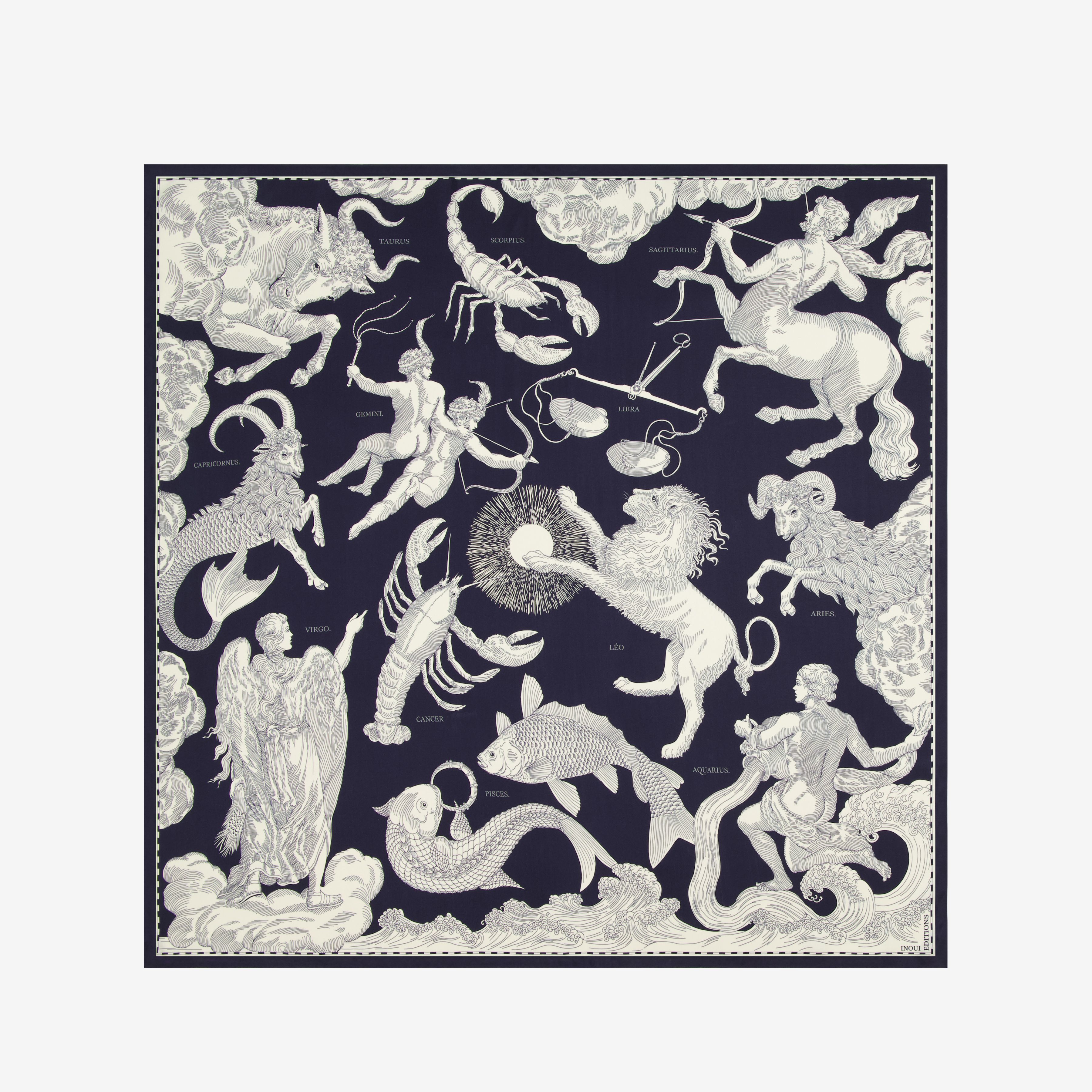 Square 100 - Astrologie - Navy - Khaki