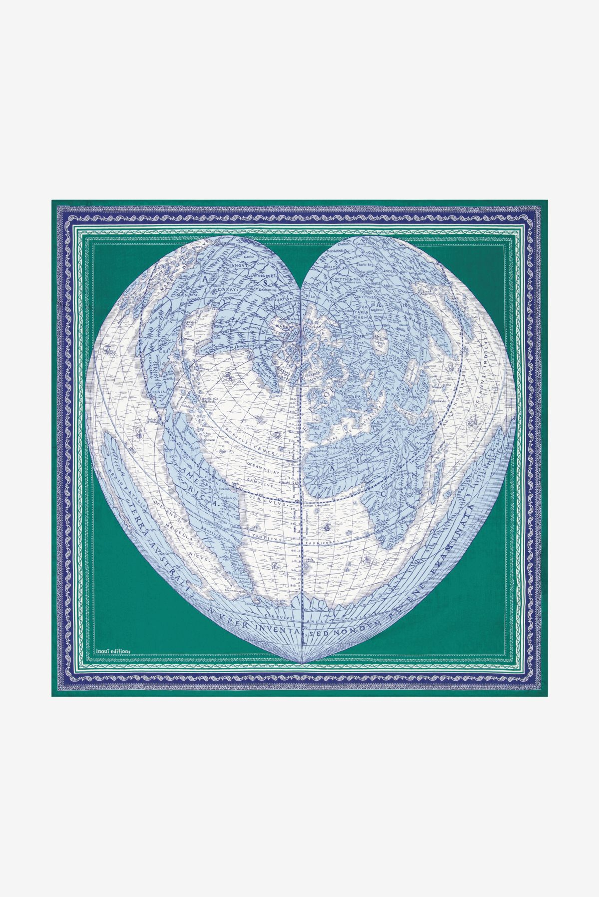 Square 100 - Mappemonde - Green