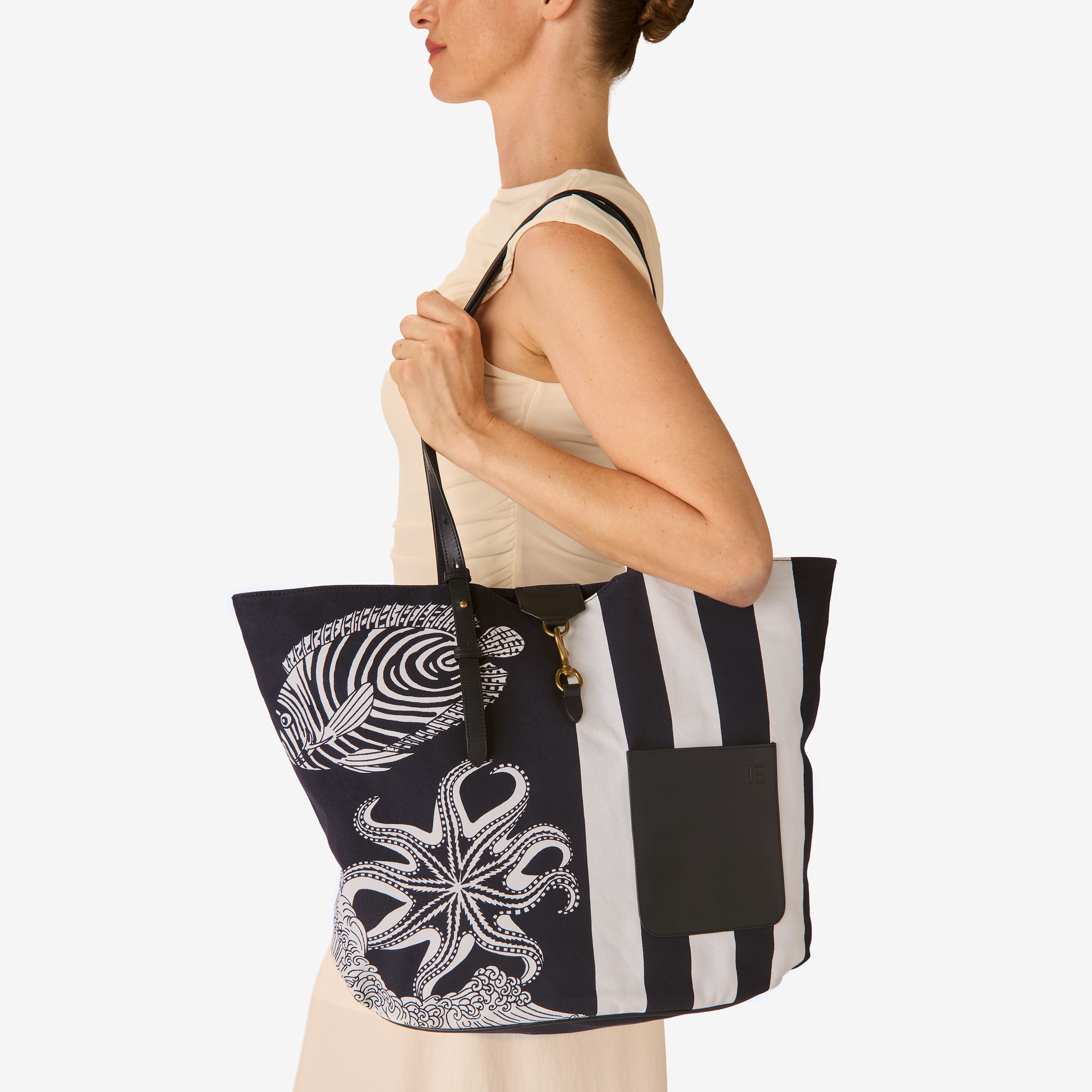 Soft Shopping Bag - Poseidon - Navy