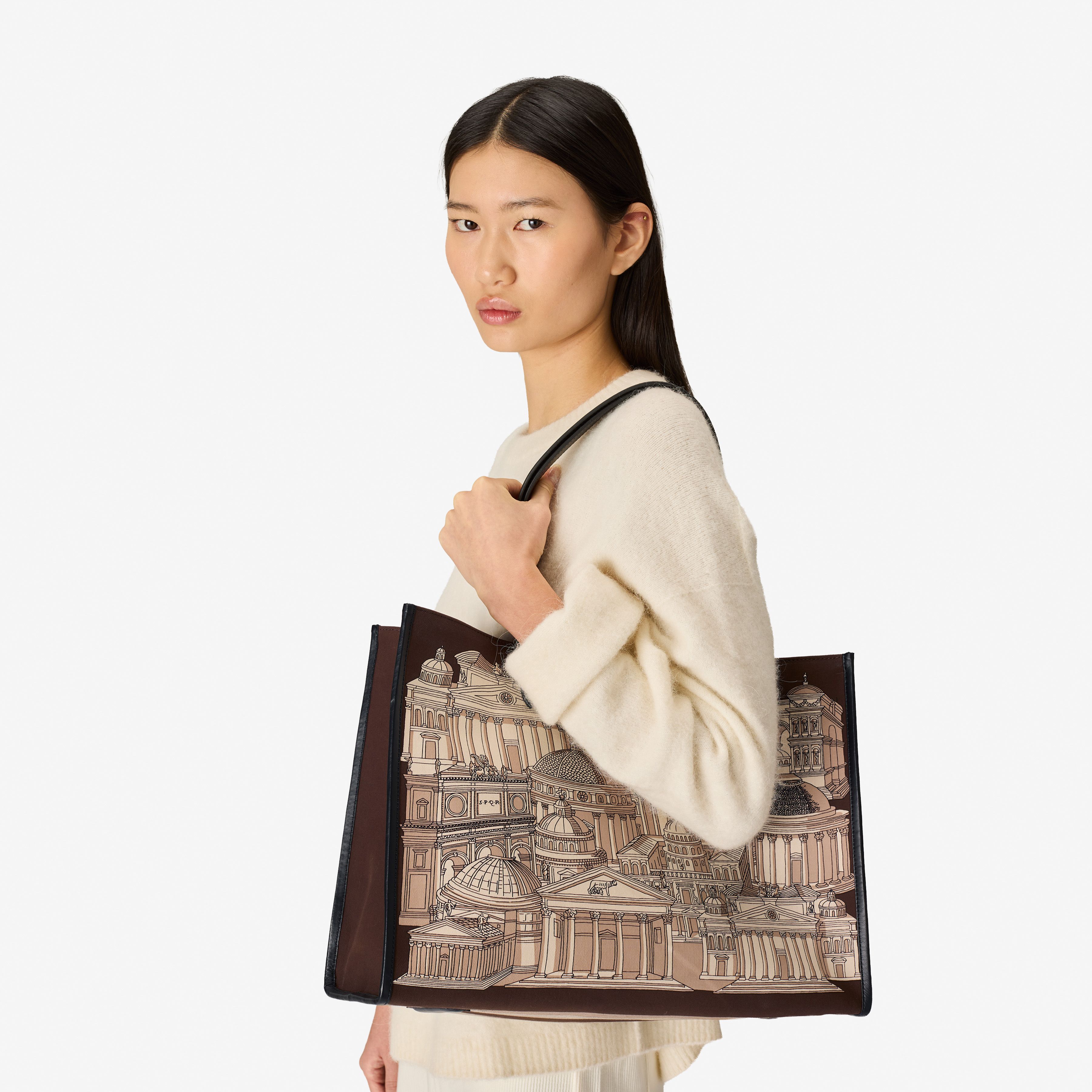 Shopping Bag - Rome - Brown