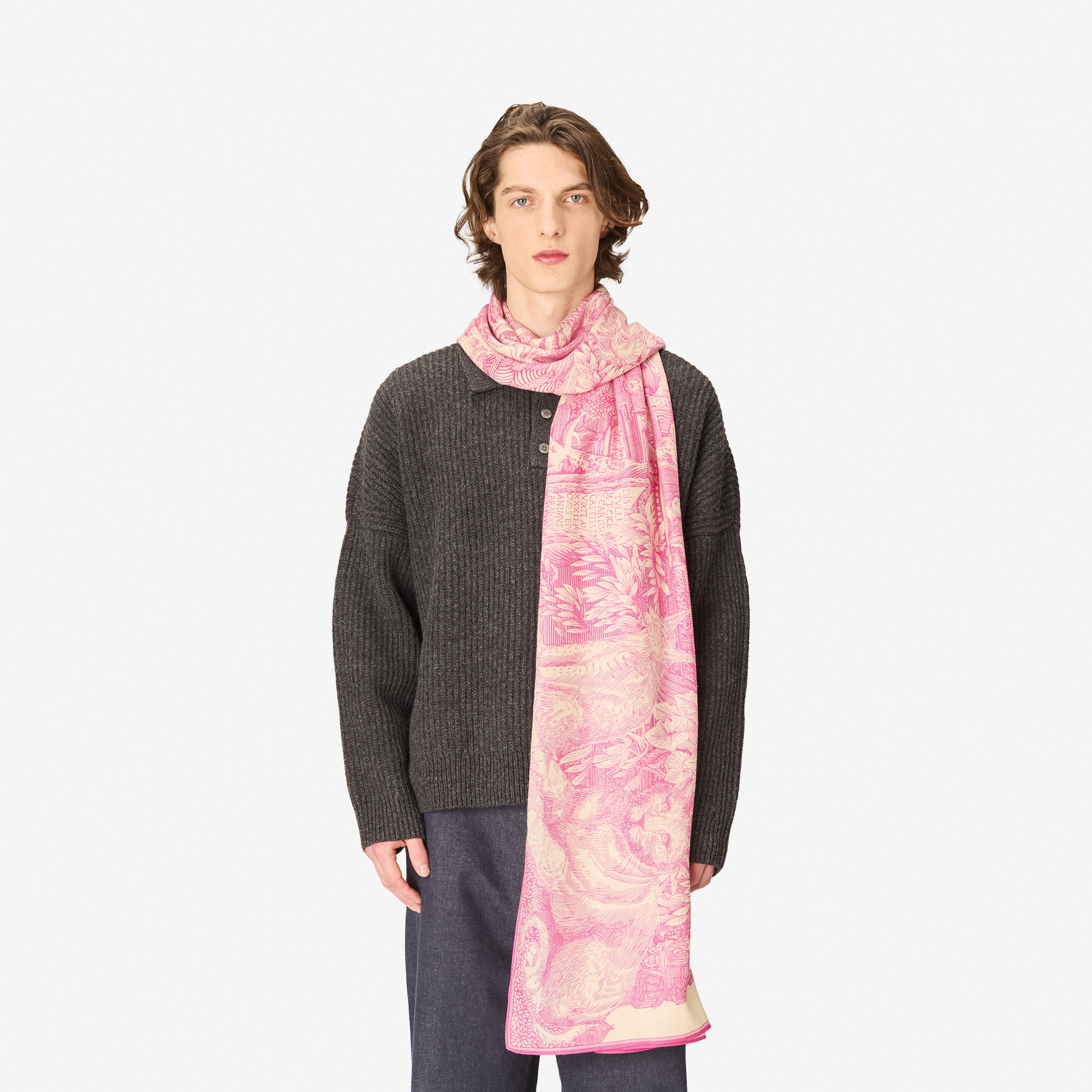 Scarf 100 - Piranesi - Pink