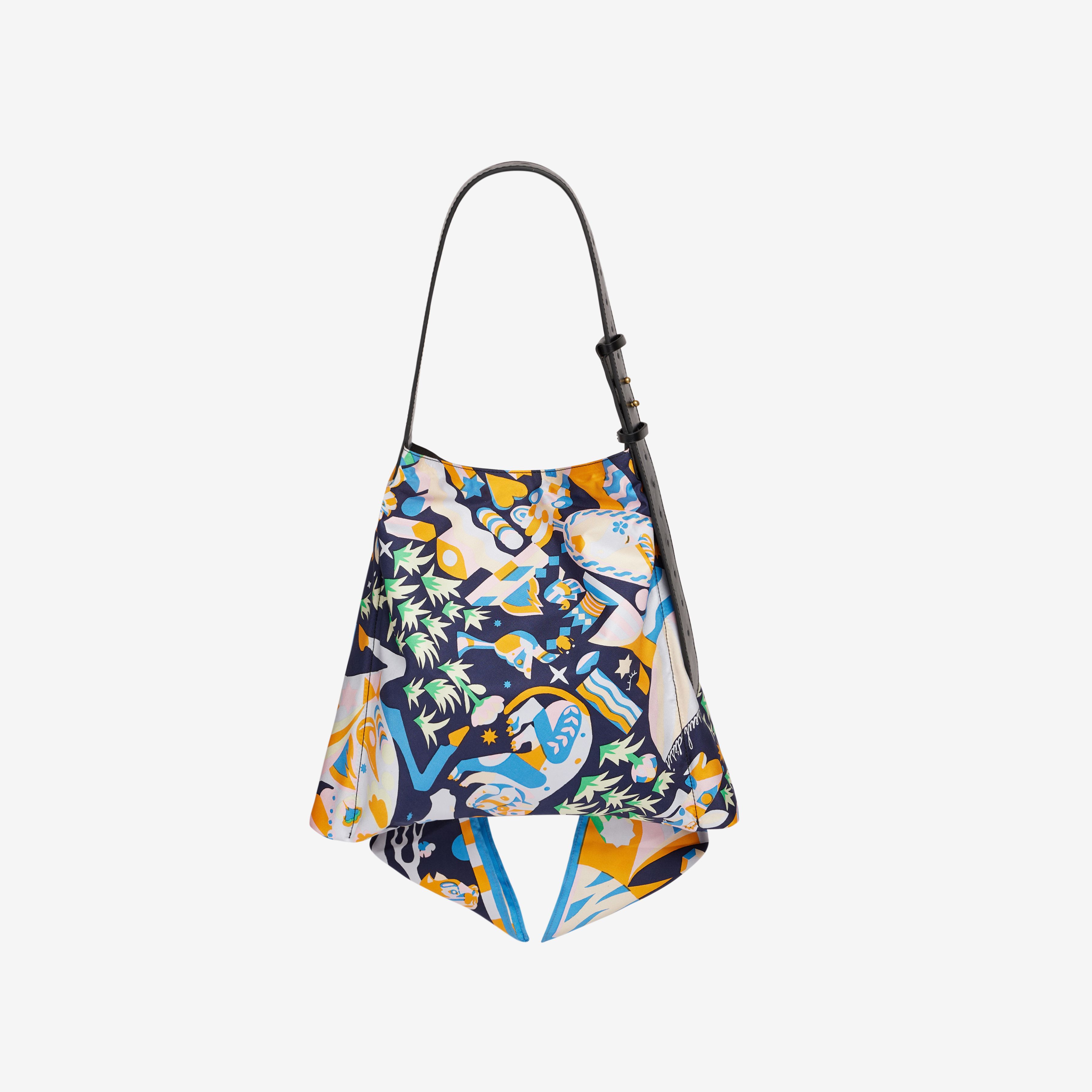 Scarf Bag S - Licorne - Navy