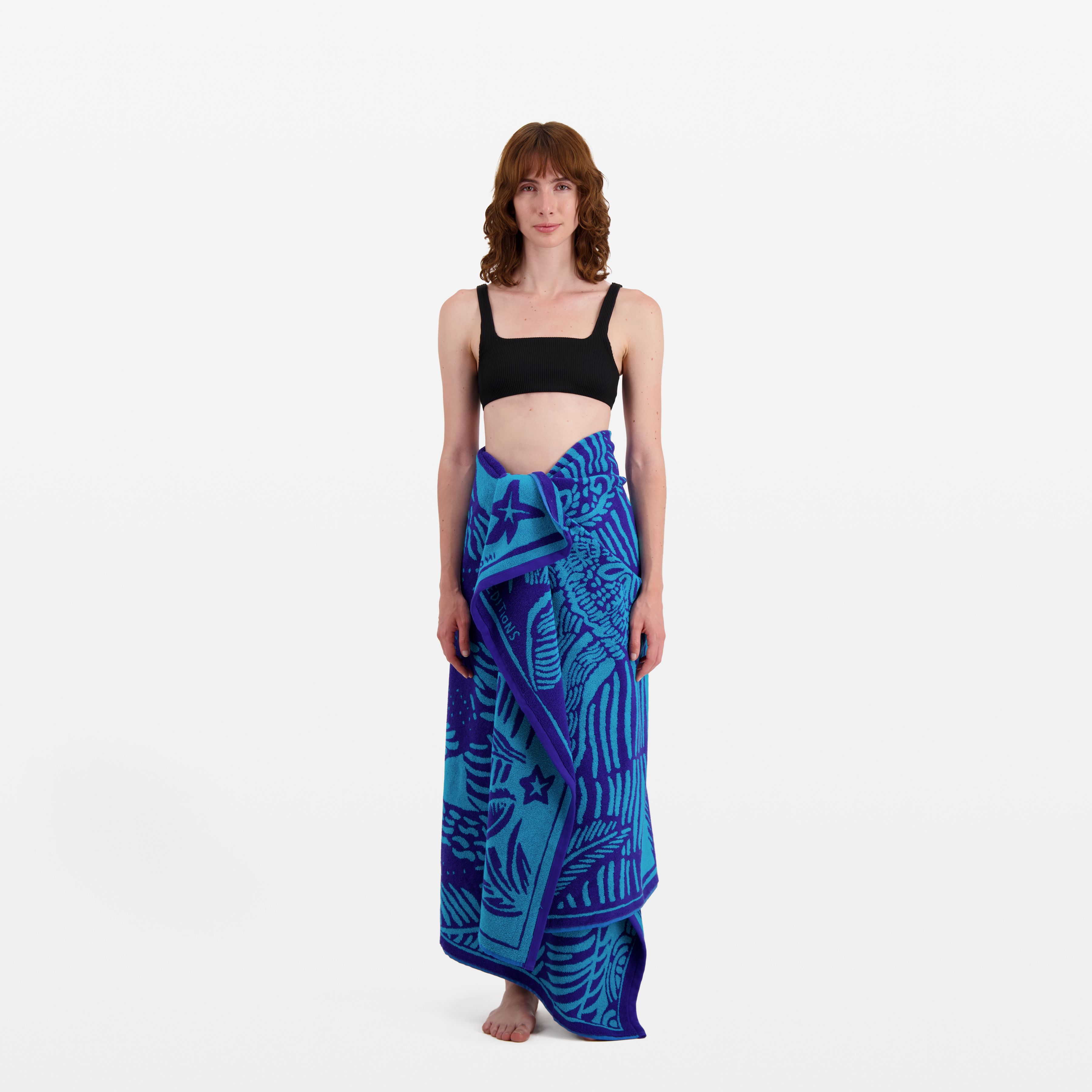 Beach Towel - Dromadaire - Blue